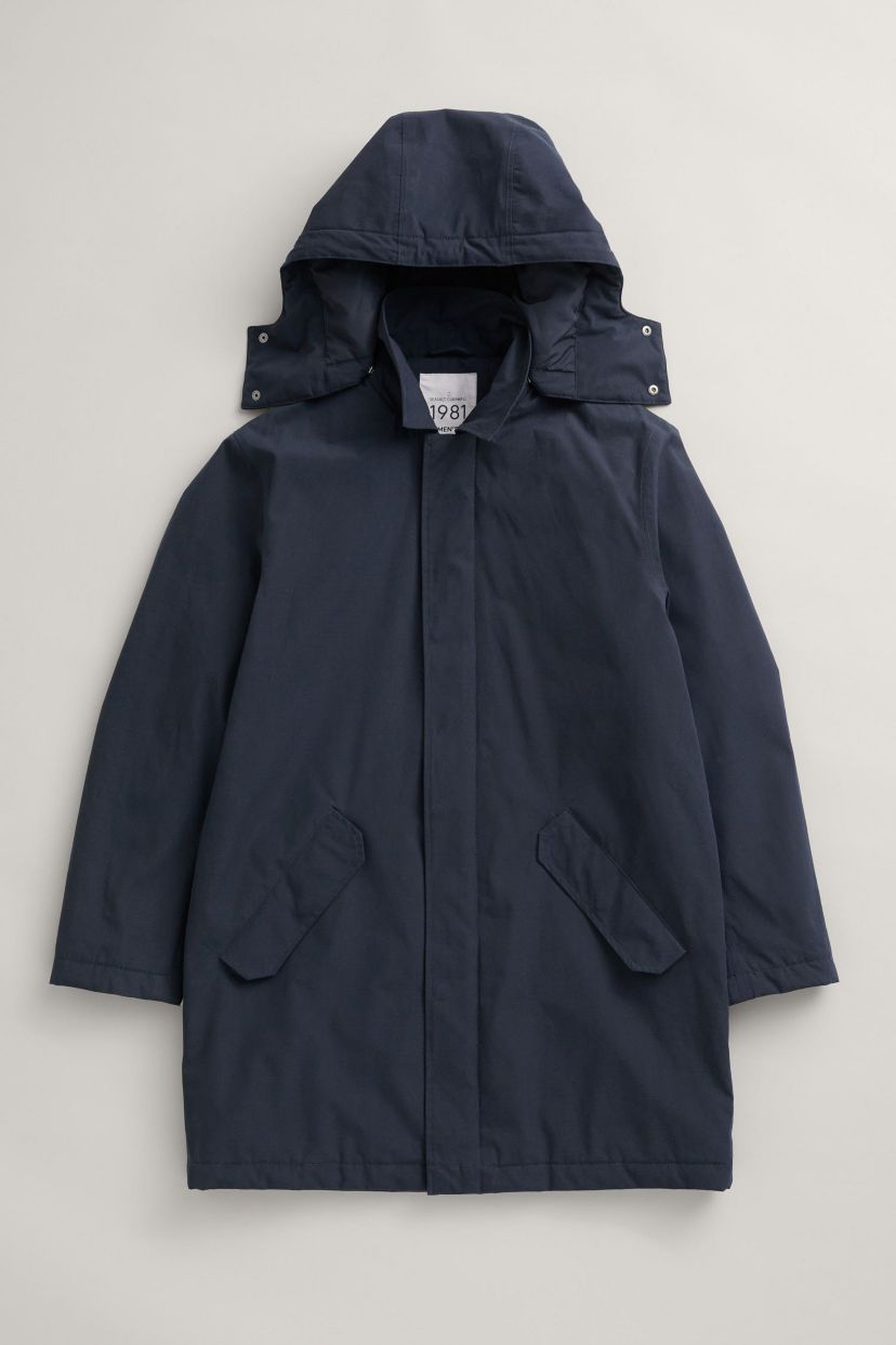 Mens Stone Wave Waterproof Coat Navy