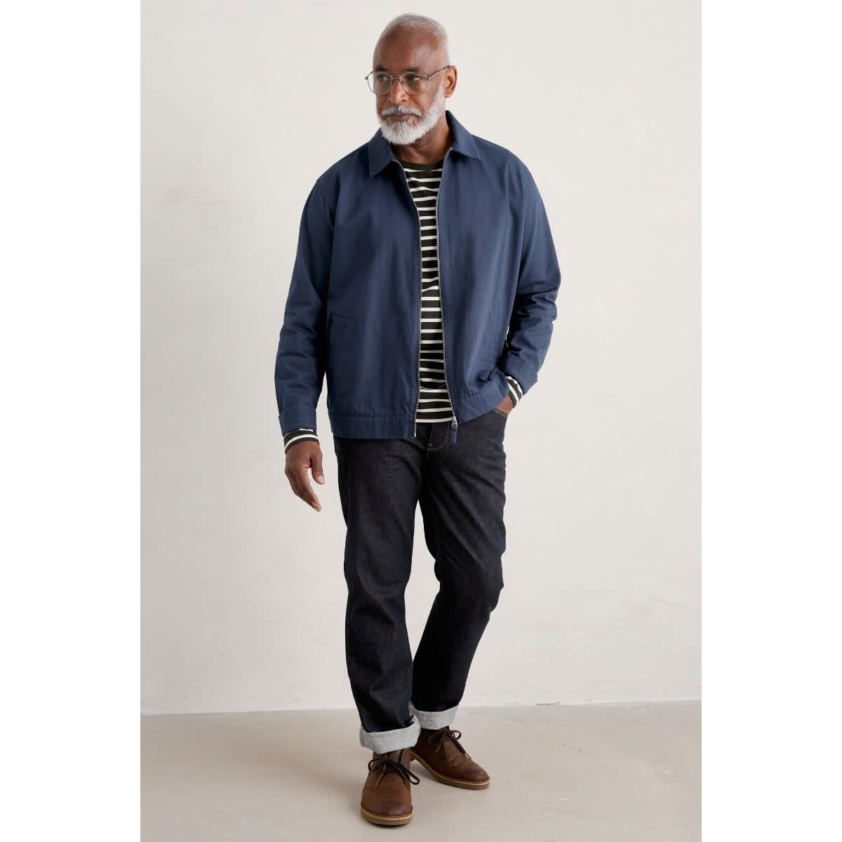 Mens Bilander Jacket Navy