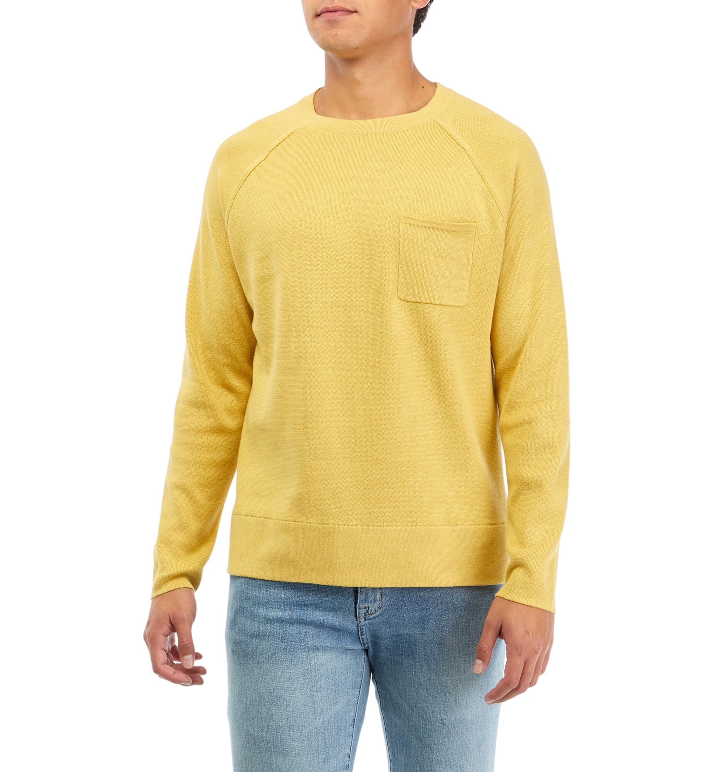 Long Sleeve Crew Neck Cotton Pullover