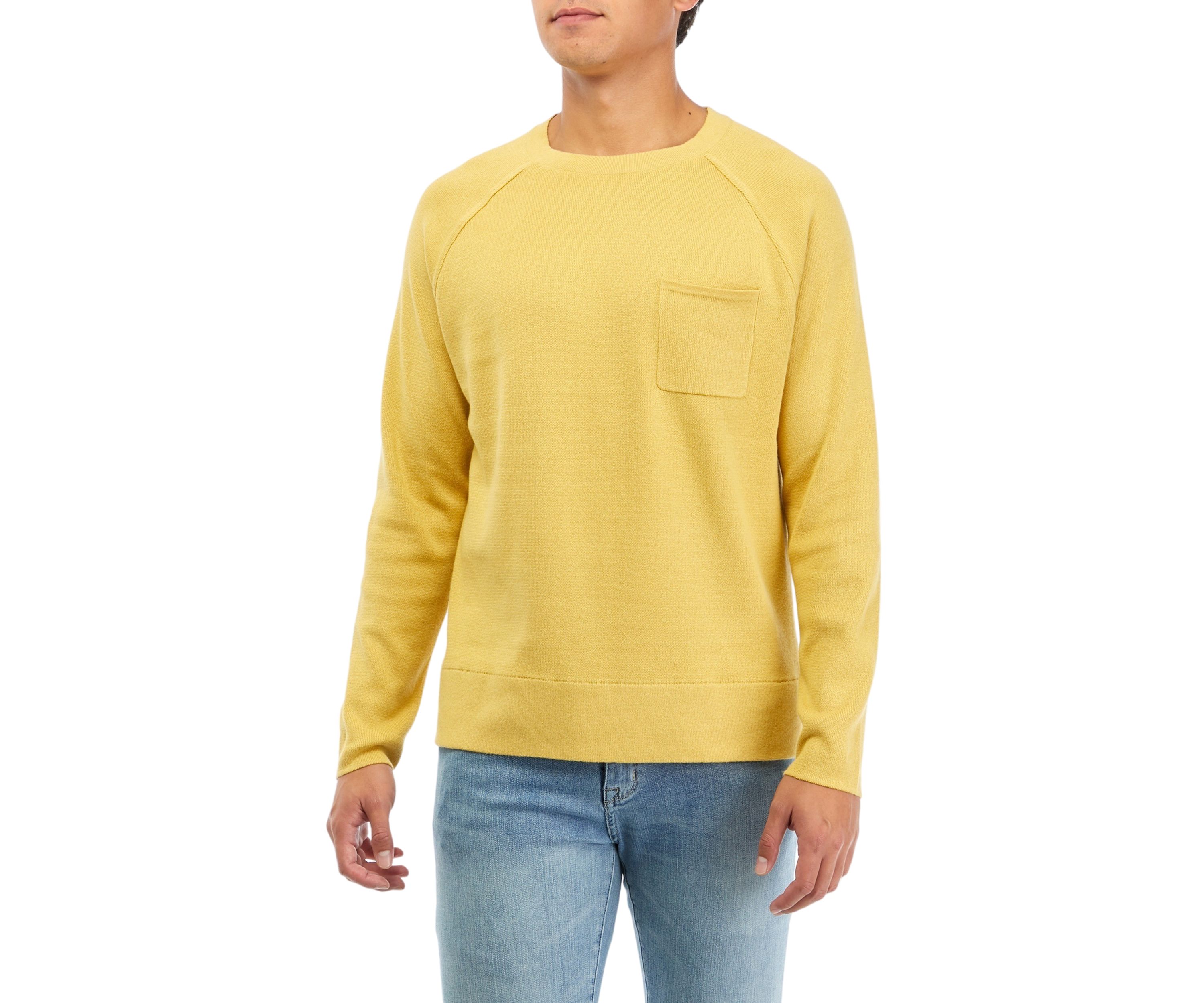 Long Sleeve Crew Neck Cotton Pullover