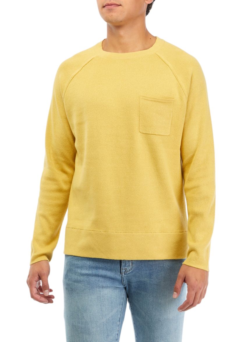 Long Sleeve Crew Neck Cotton Pullover