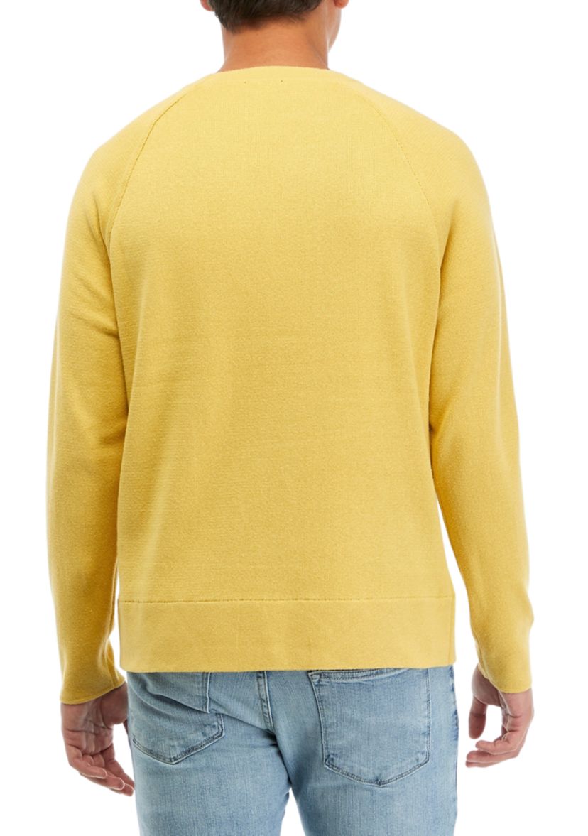 Long Sleeve Crew Neck Cotton Pullover