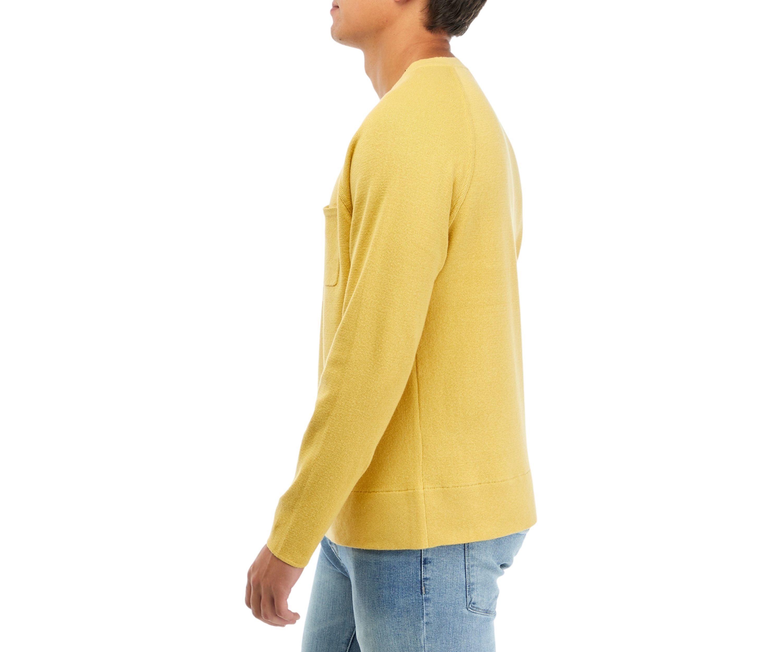 Long Sleeve Crew Neck Cotton Pullover