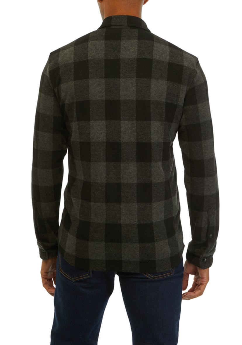 Mens Plaid Shacket