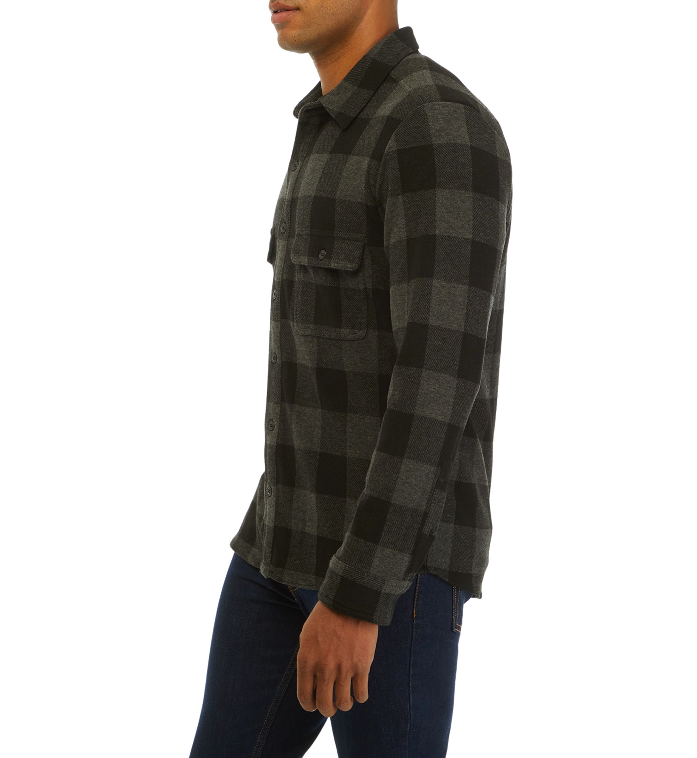 Mens Plaid Shacket