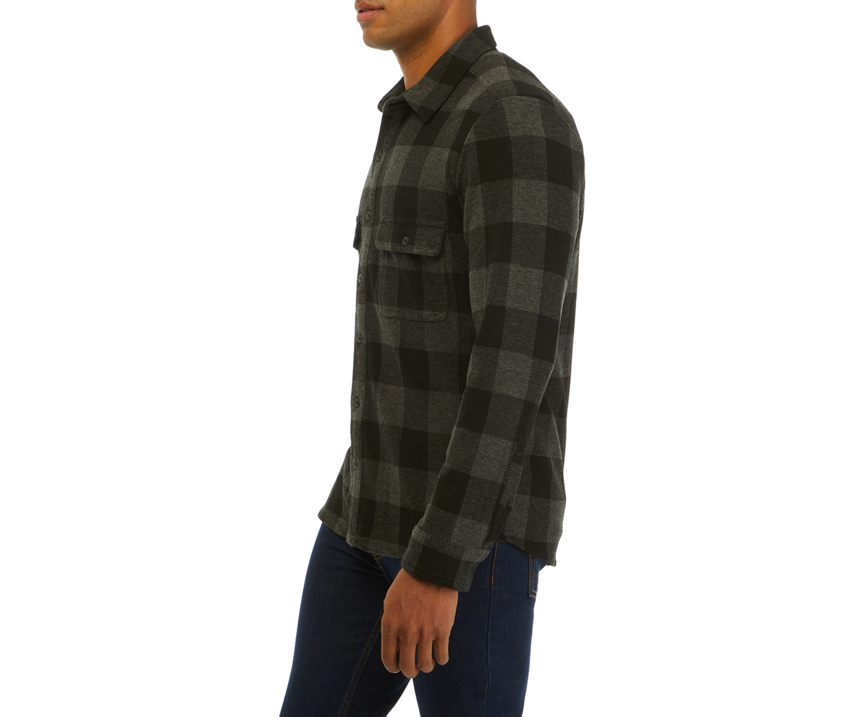Mens Plaid Shacket