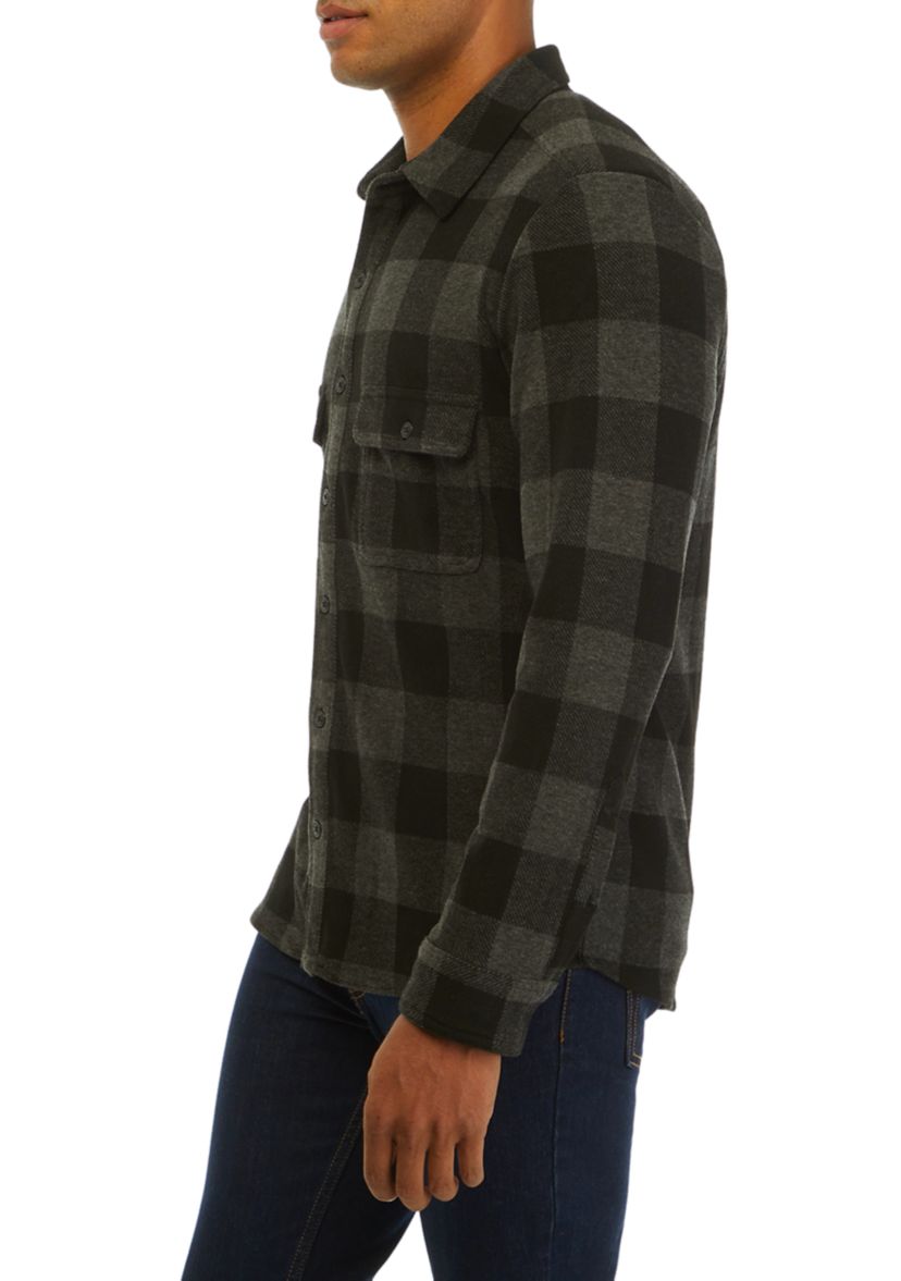 Mens Plaid Shacket