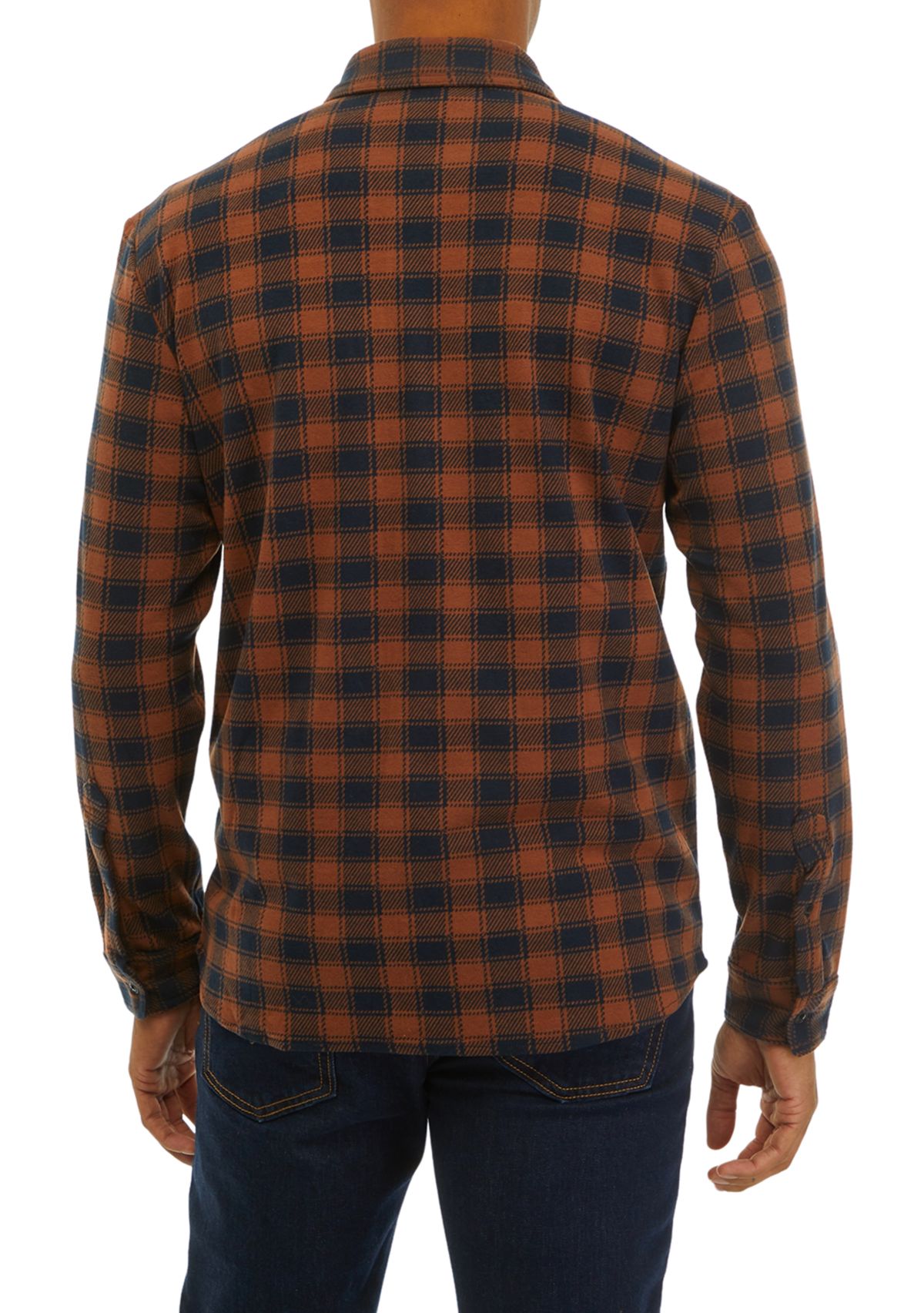Mens Plaid Shacket