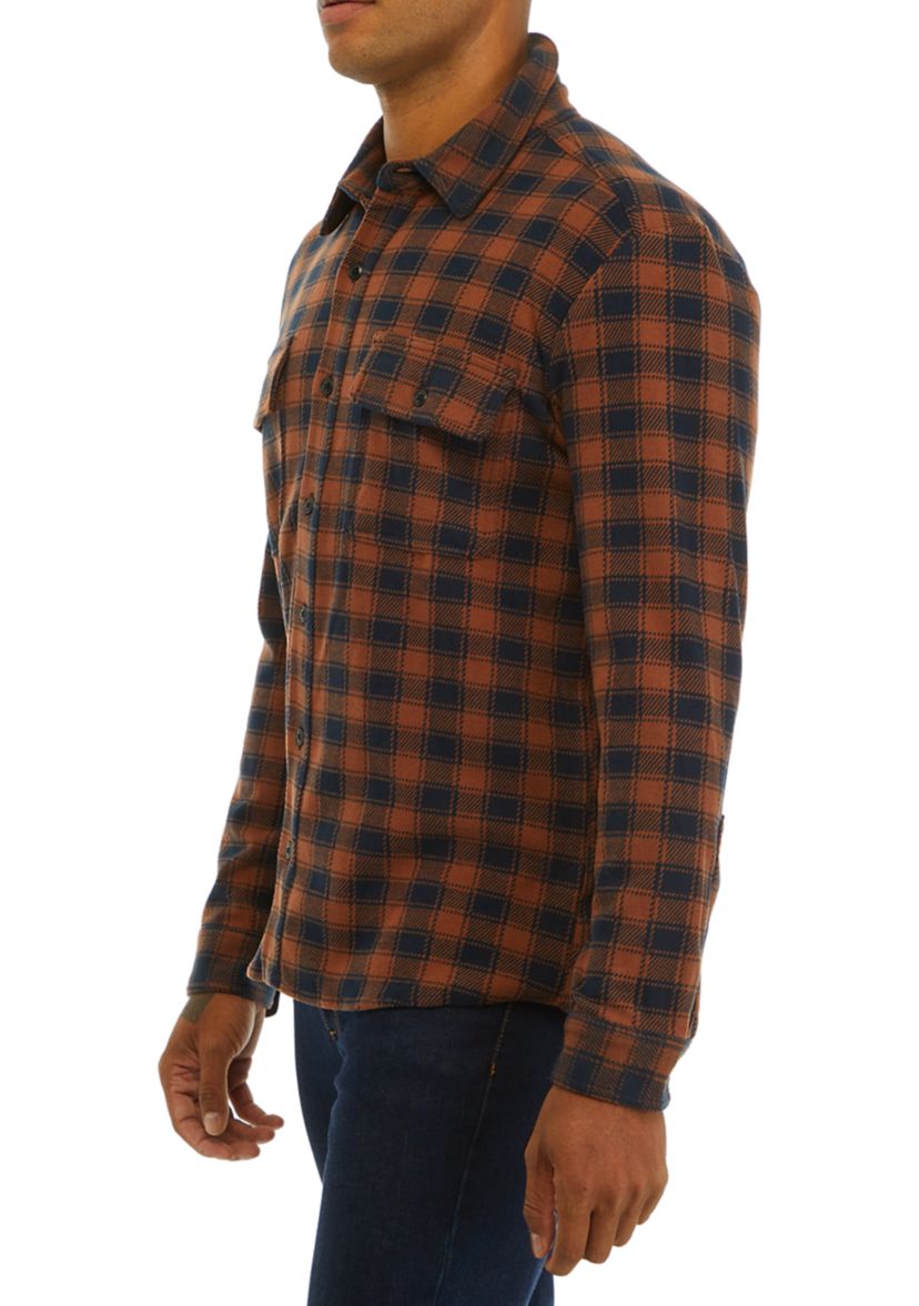 Mens Plaid Shacket