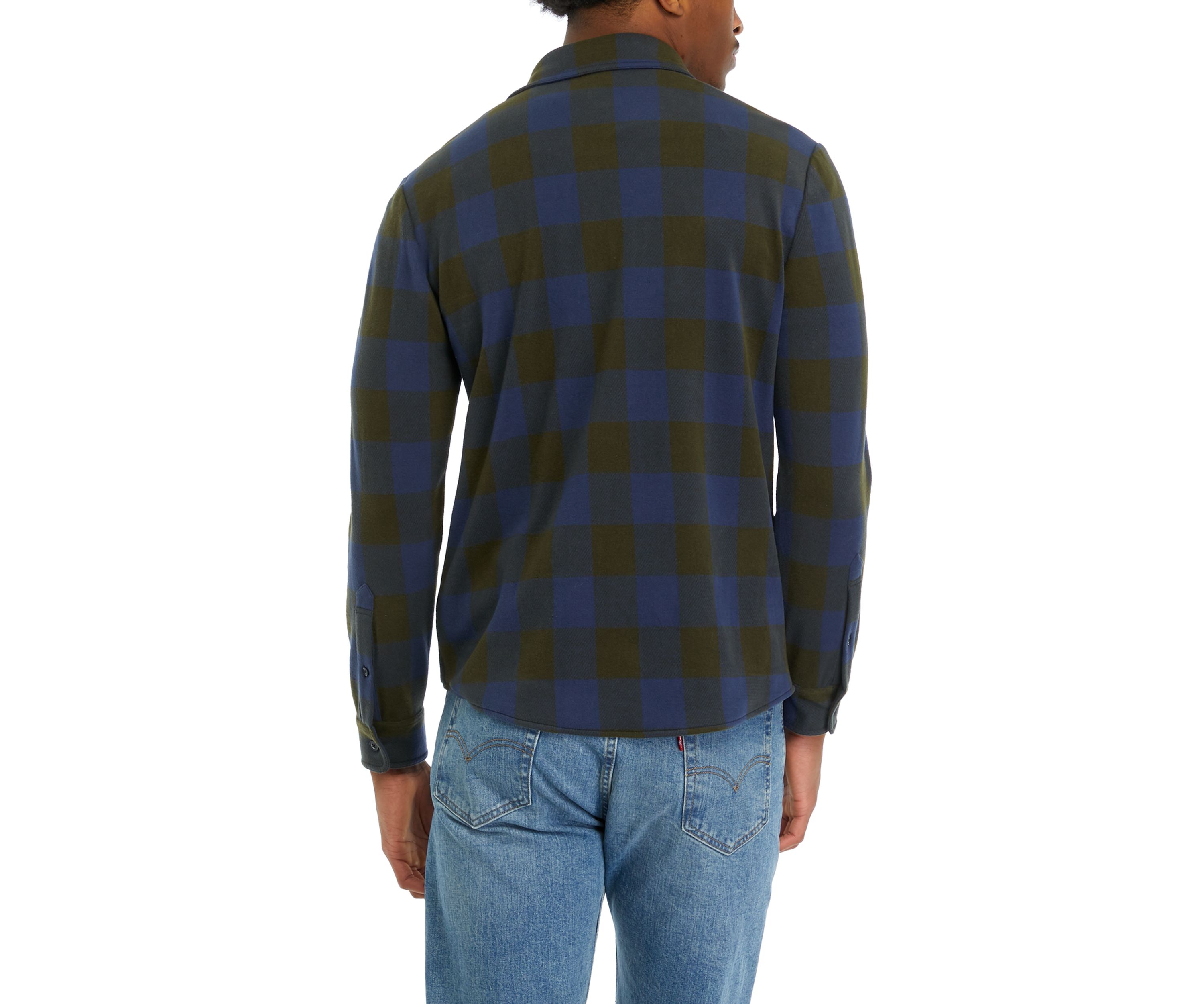 Mens Plaid Shacket