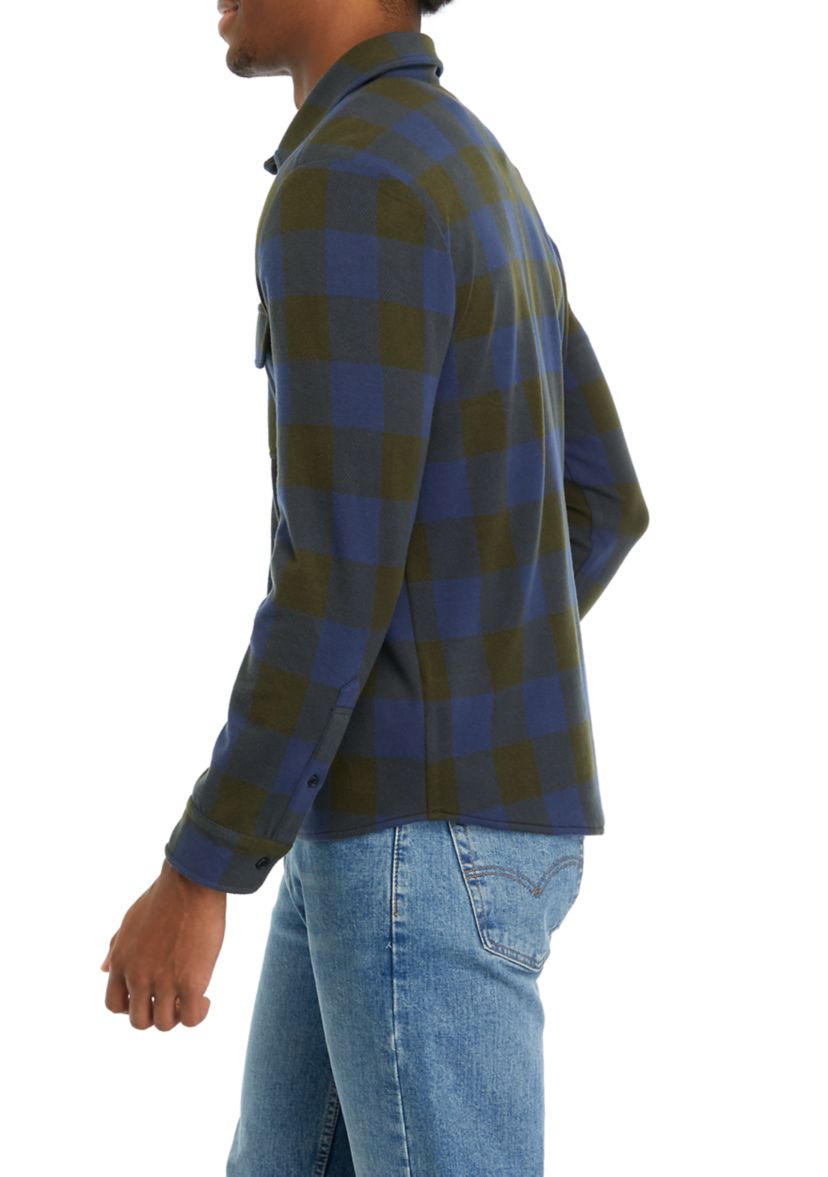Mens Plaid Shacket