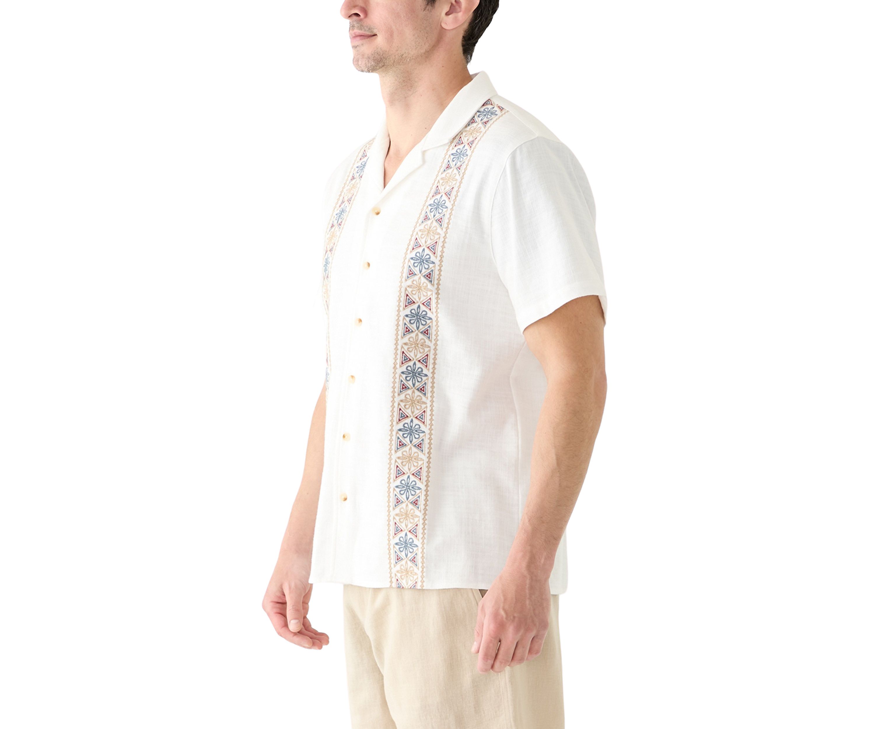 Embroidered Camp Shirt