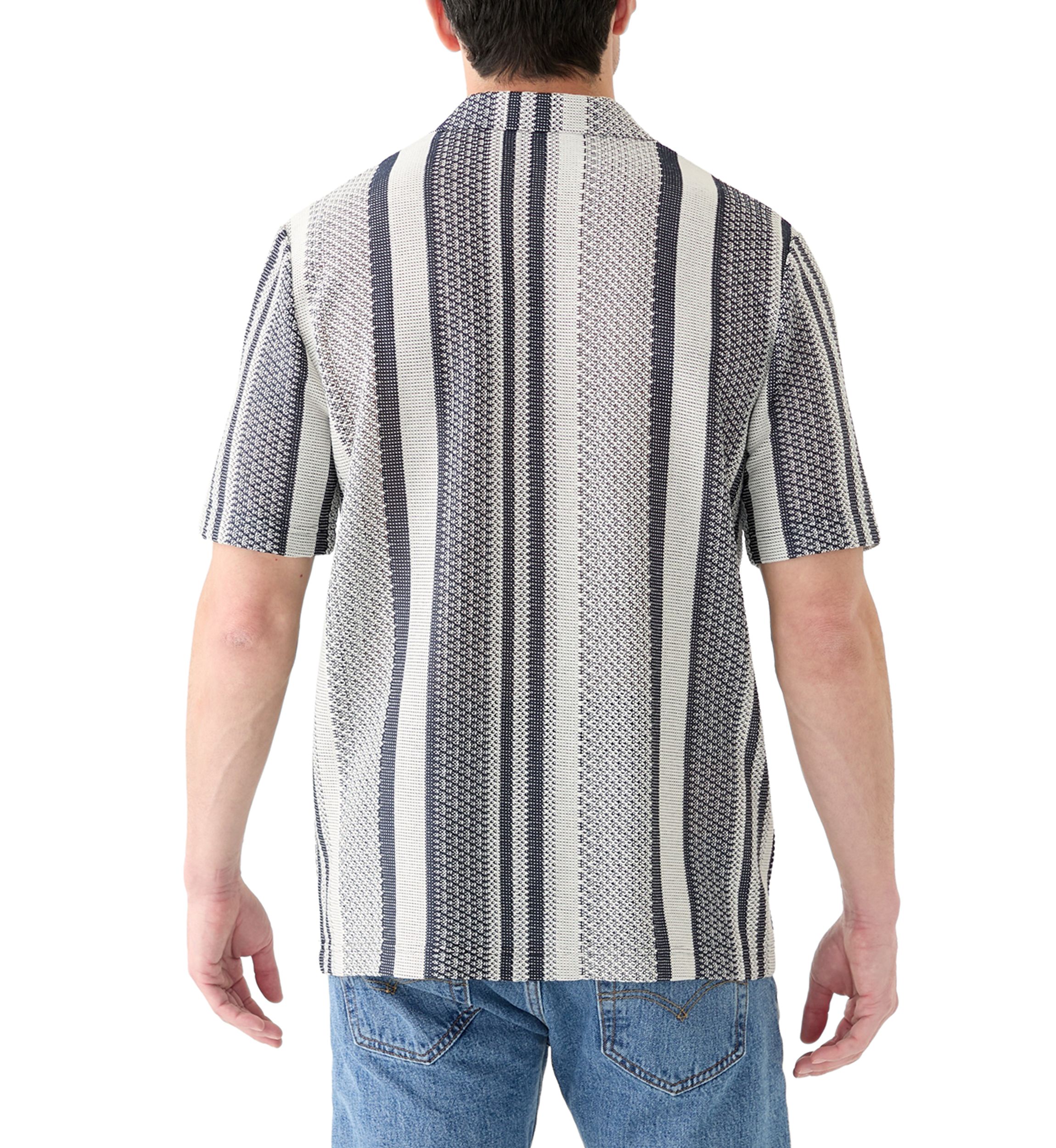 Textured Combo Stripe Shirt