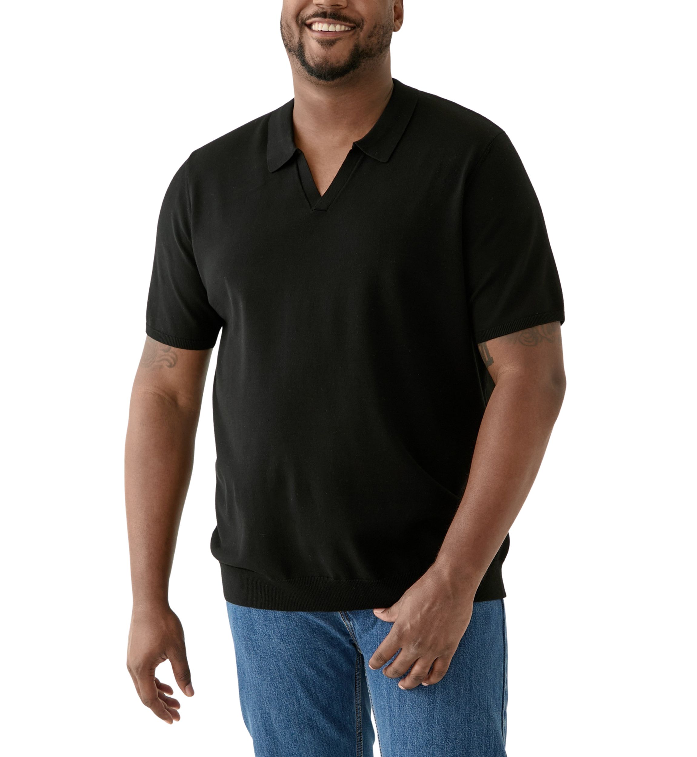 Big & Tall Short Sleeve Collared Polo Shirt