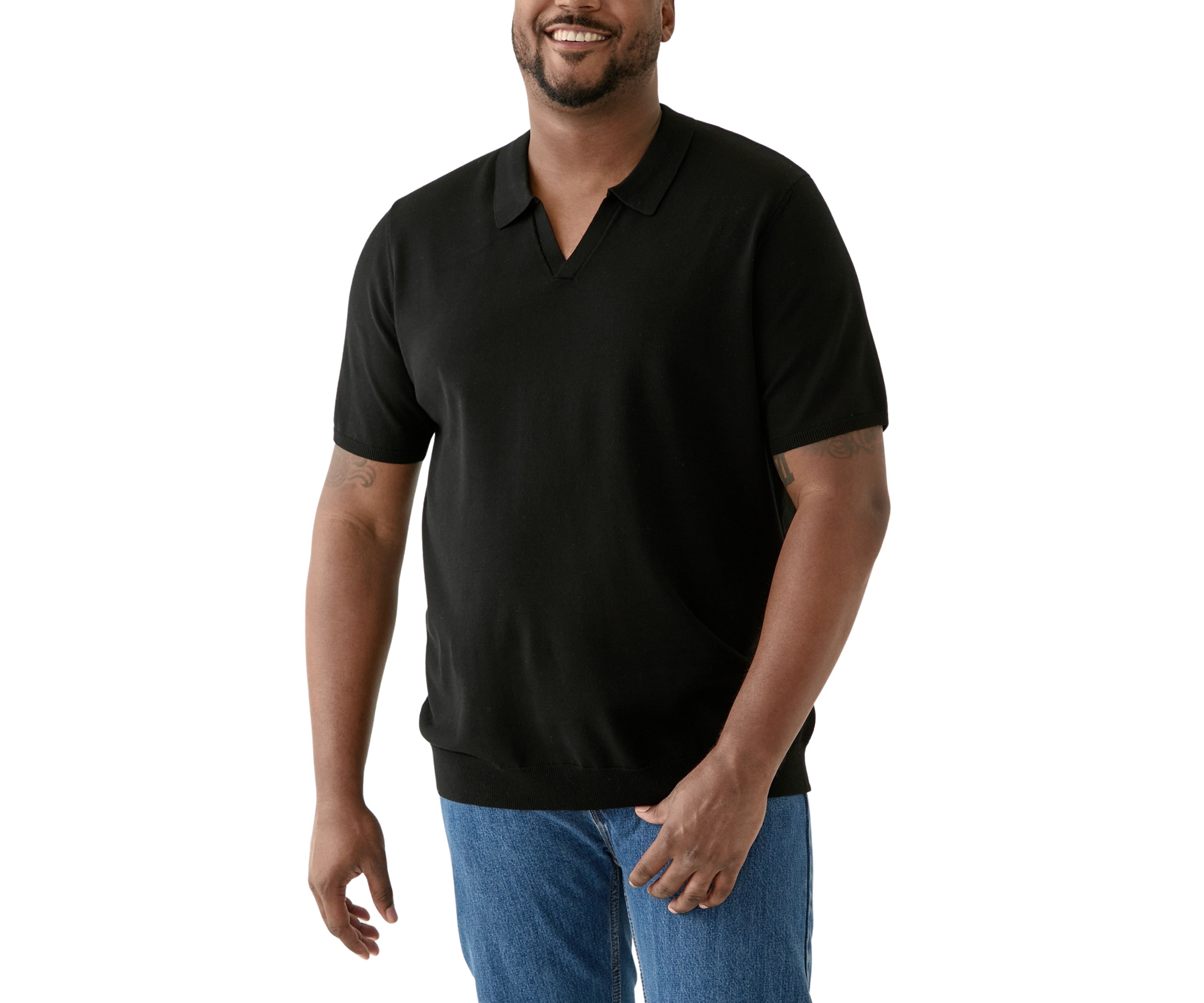 Big & Tall Short Sleeve Collared Polo Shirt