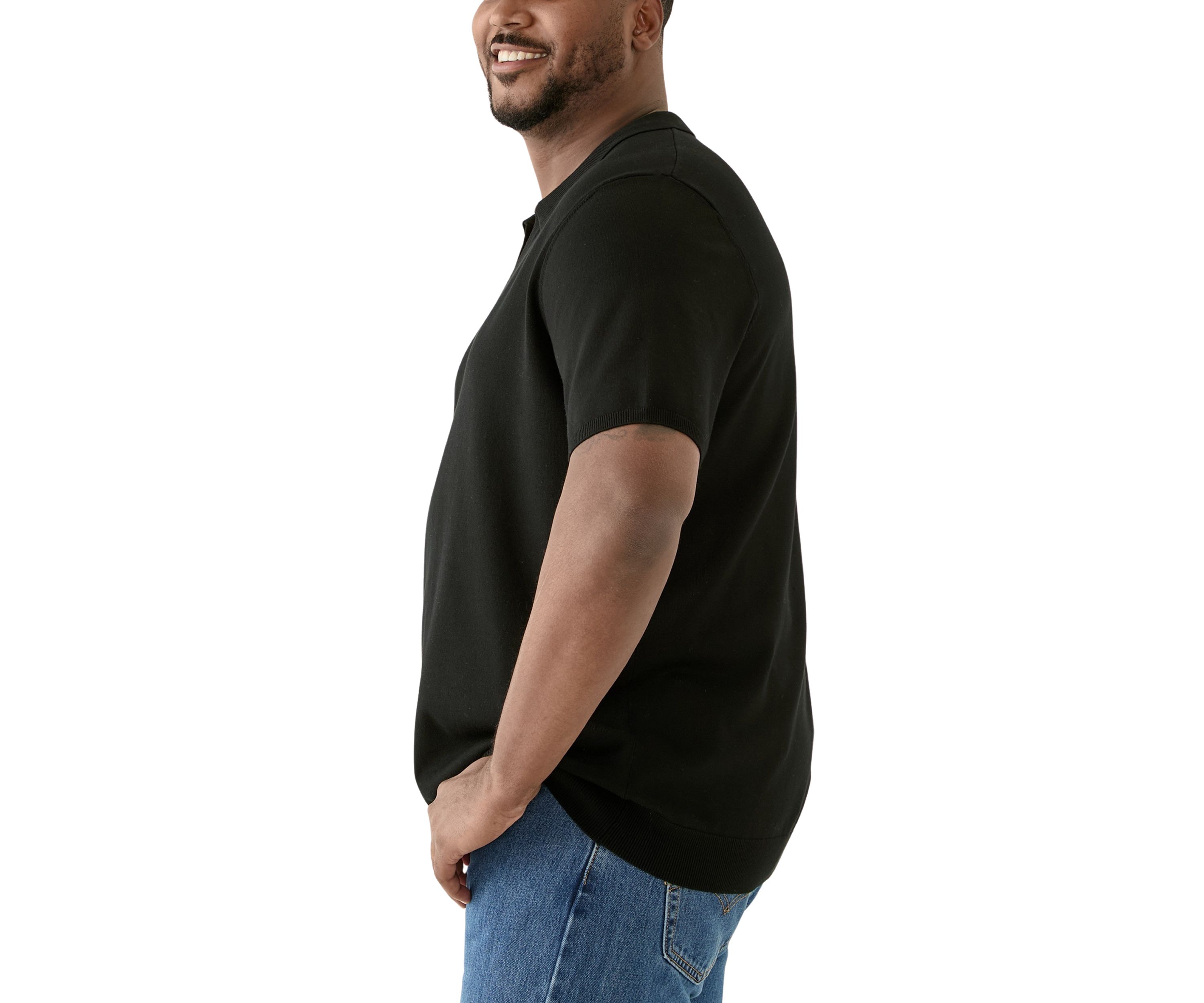 Big & Tall Short Sleeve Collared Polo Shirt
