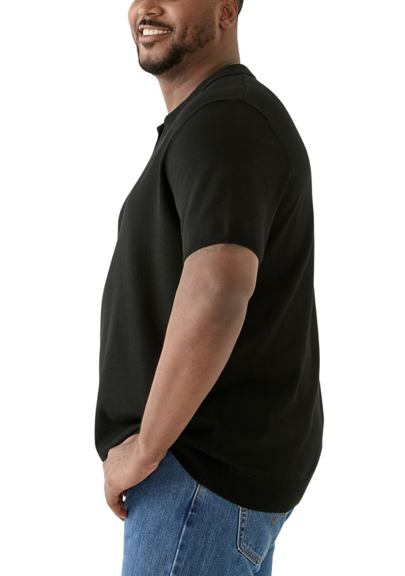 Big & Tall Short Sleeve Collared Polo Shirt