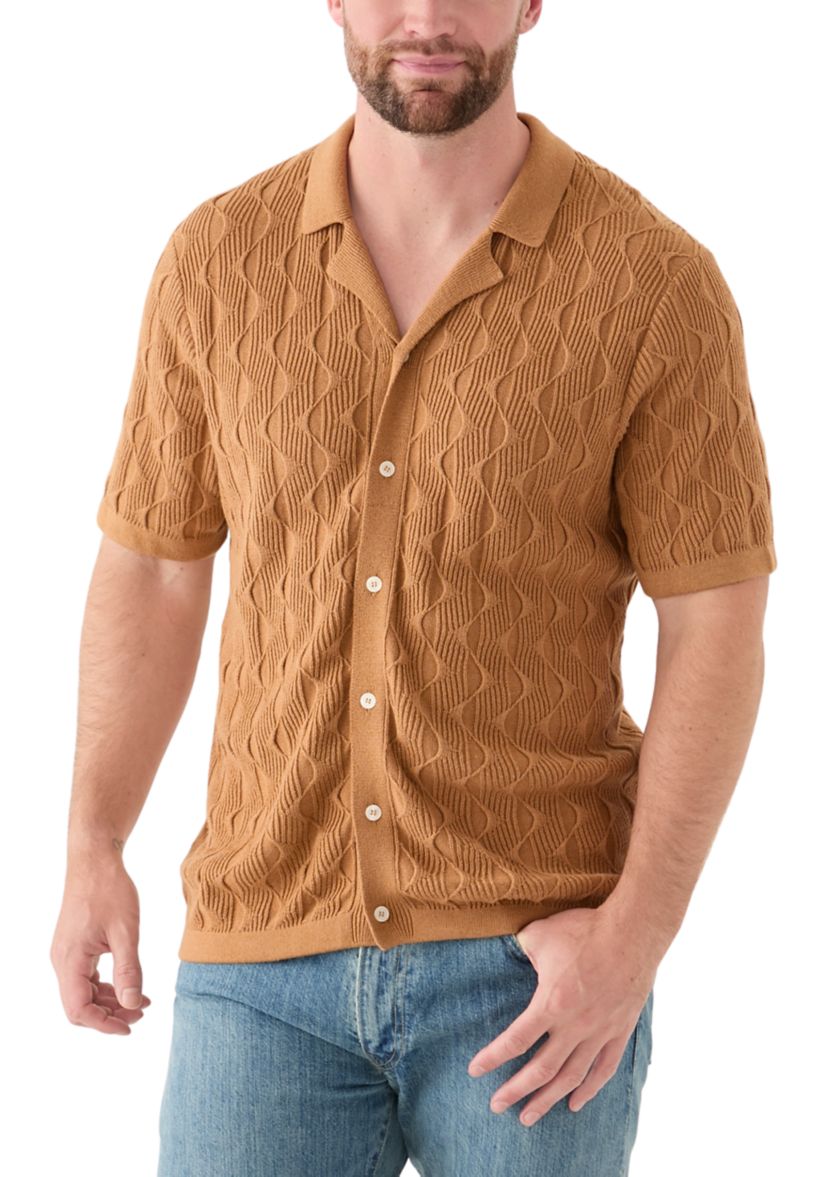 Mens Patterned Knit Sweater