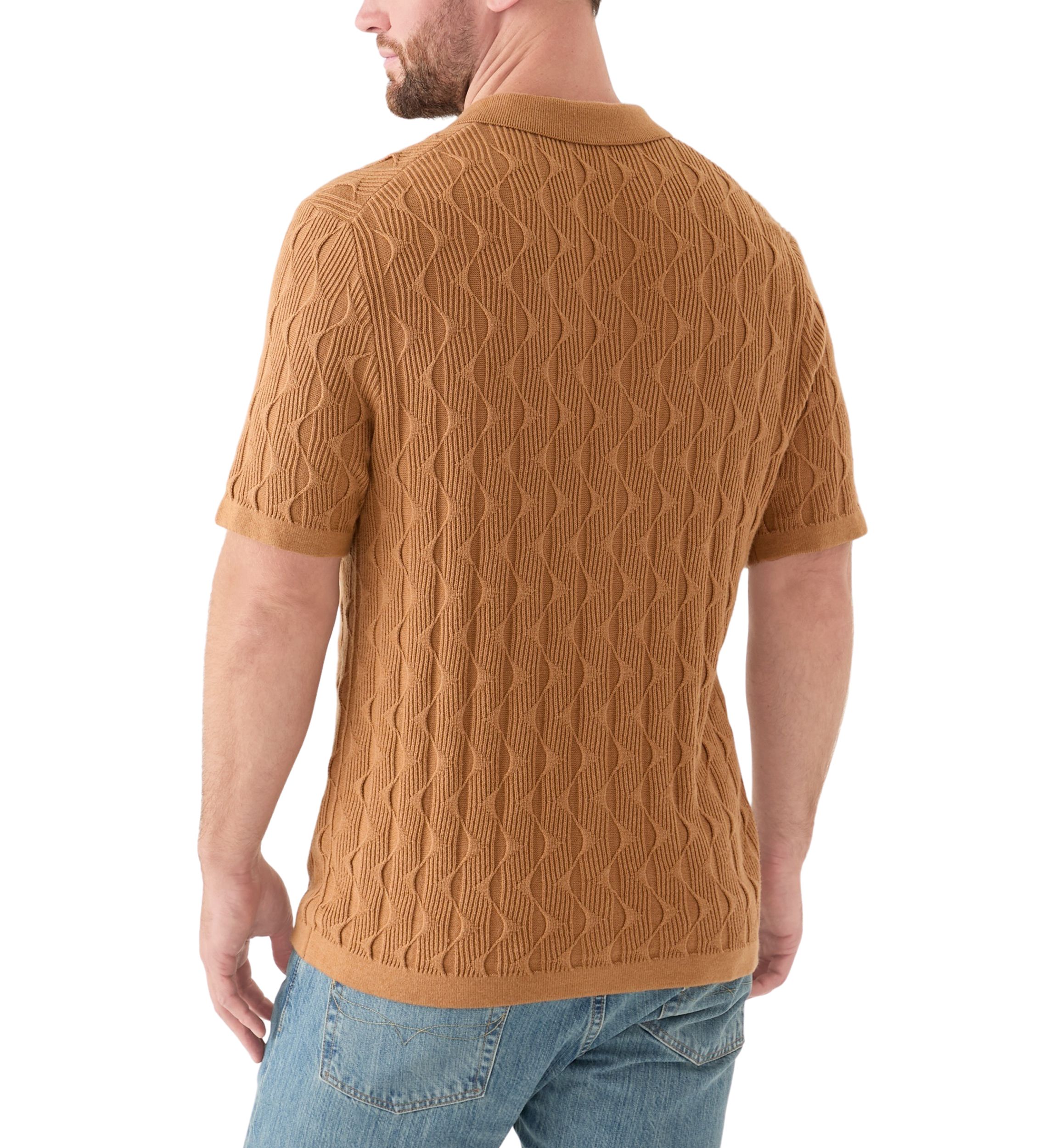 Mens Patterned Knit Sweater
