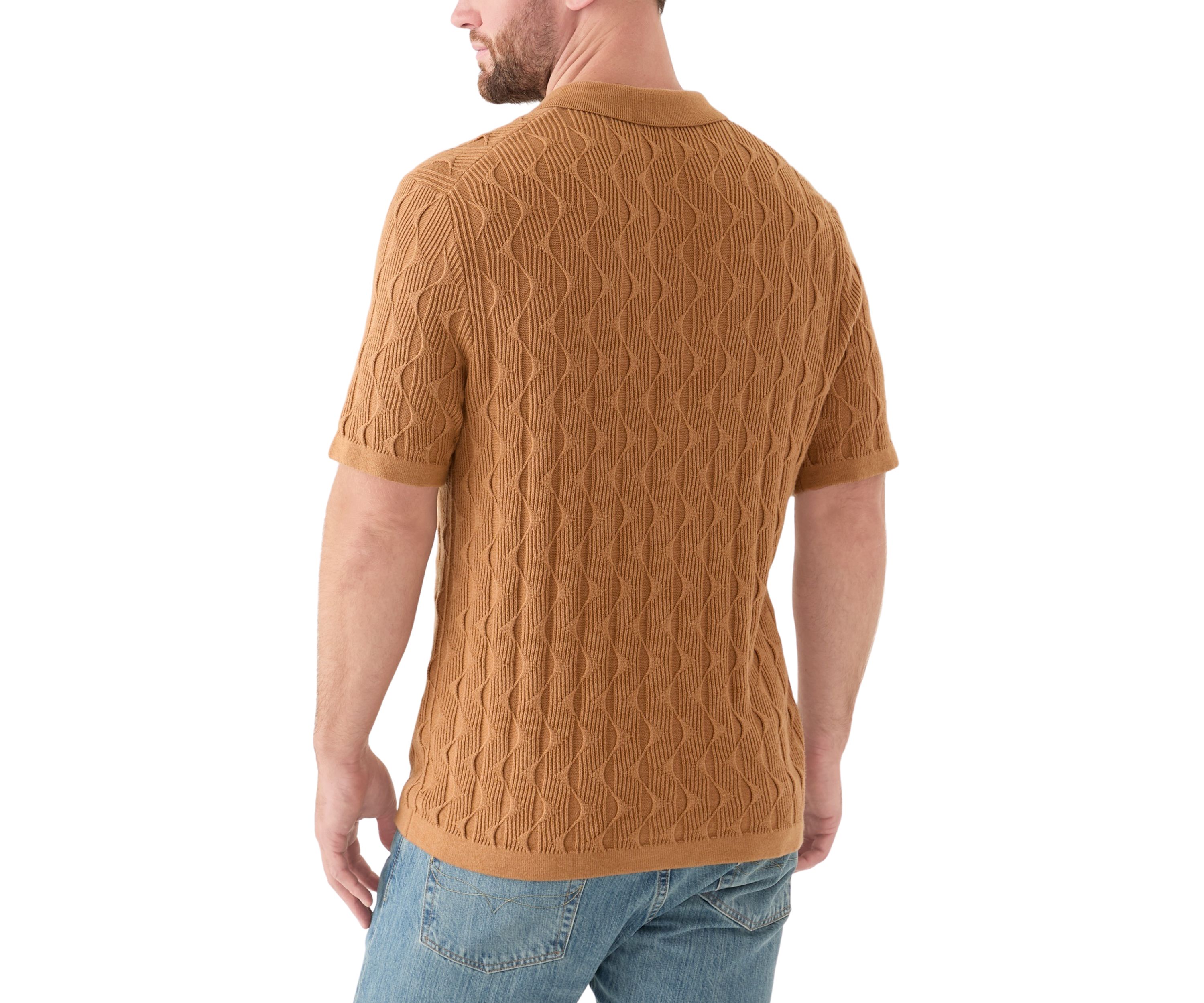 Mens Patterned Knit Sweater