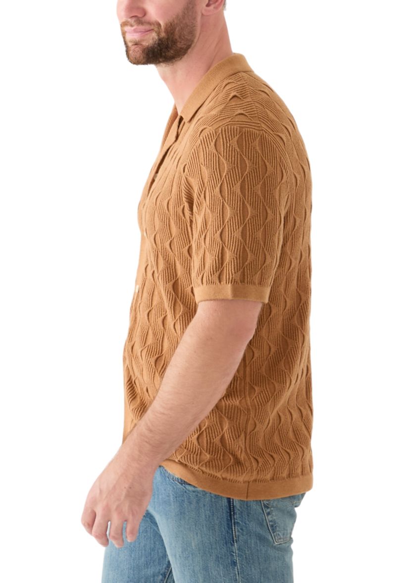 Mens Patterned Knit Sweater