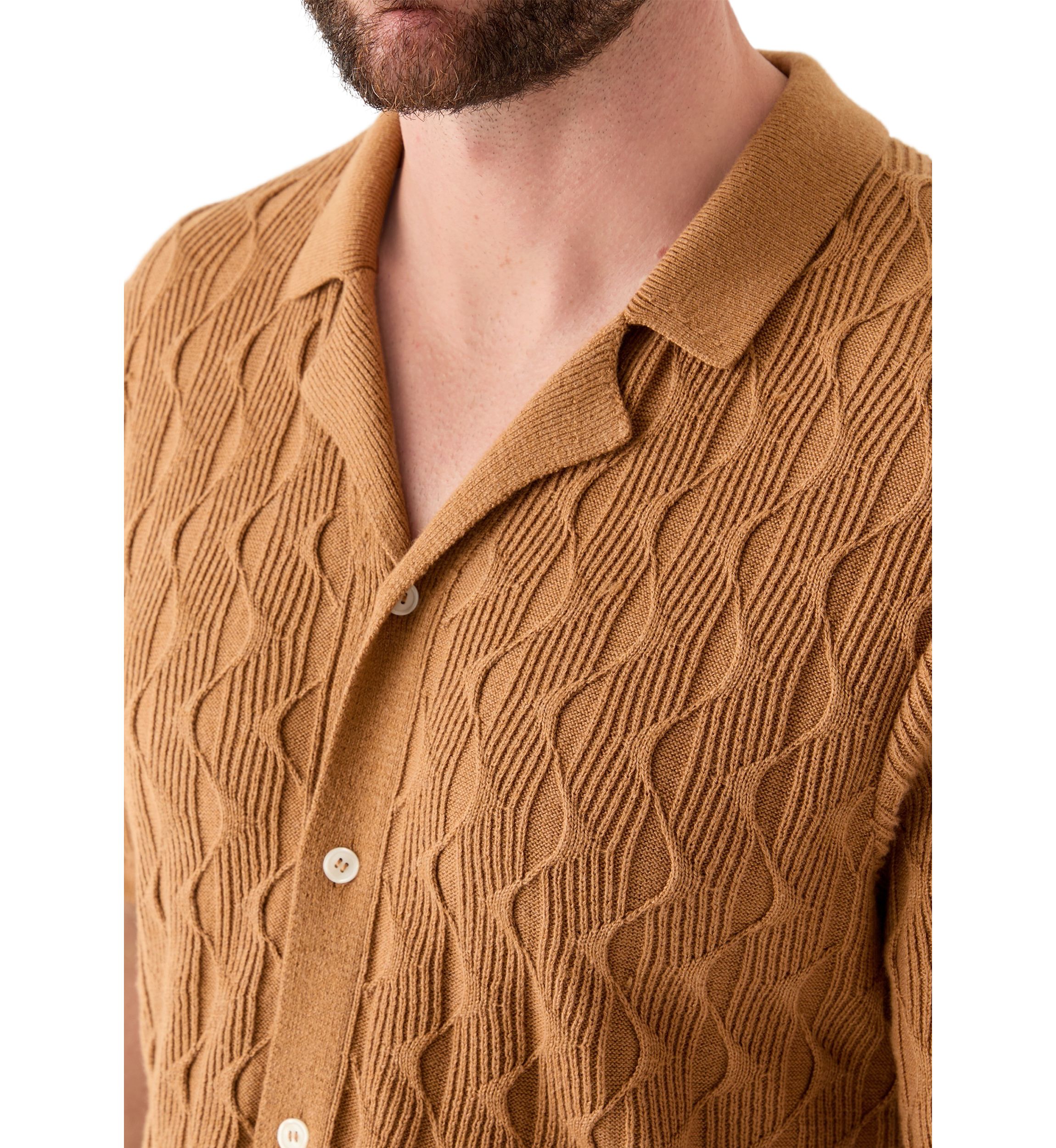 Mens Patterned Knit Sweater