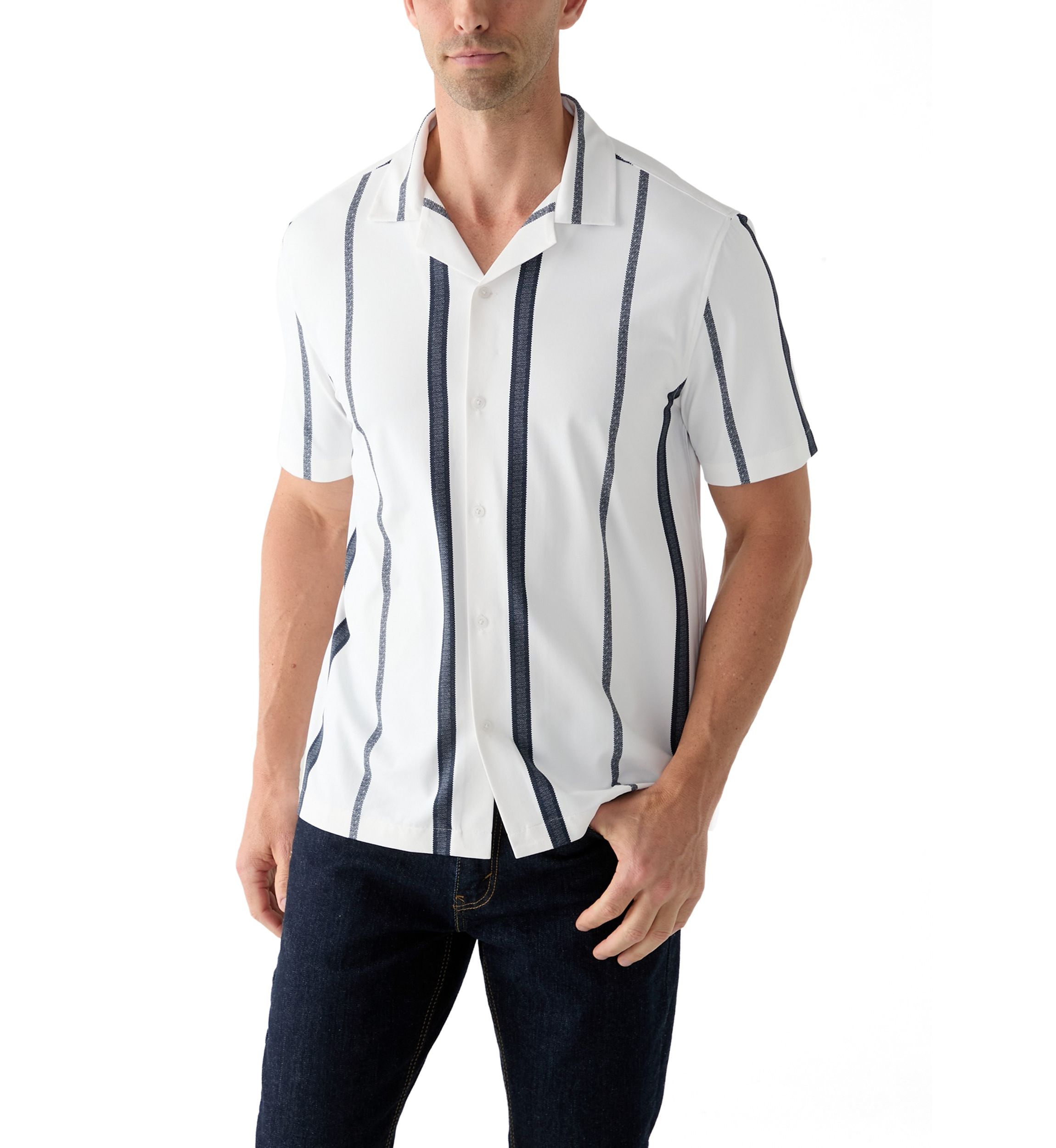 Mens Stretch Knit Shirt