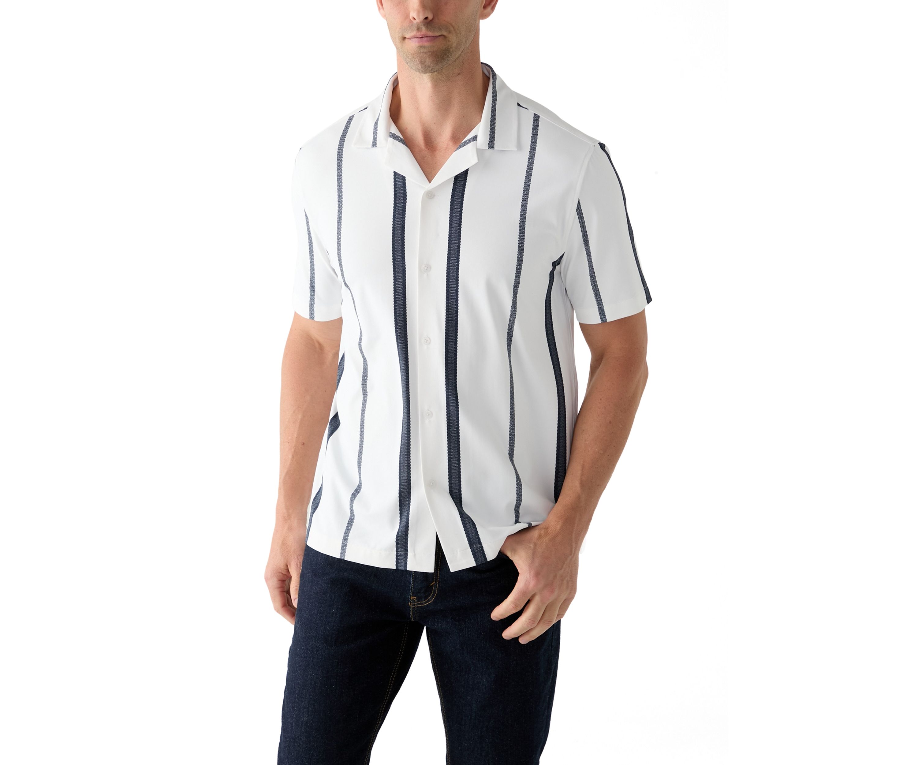 Mens Stretch Knit Shirt