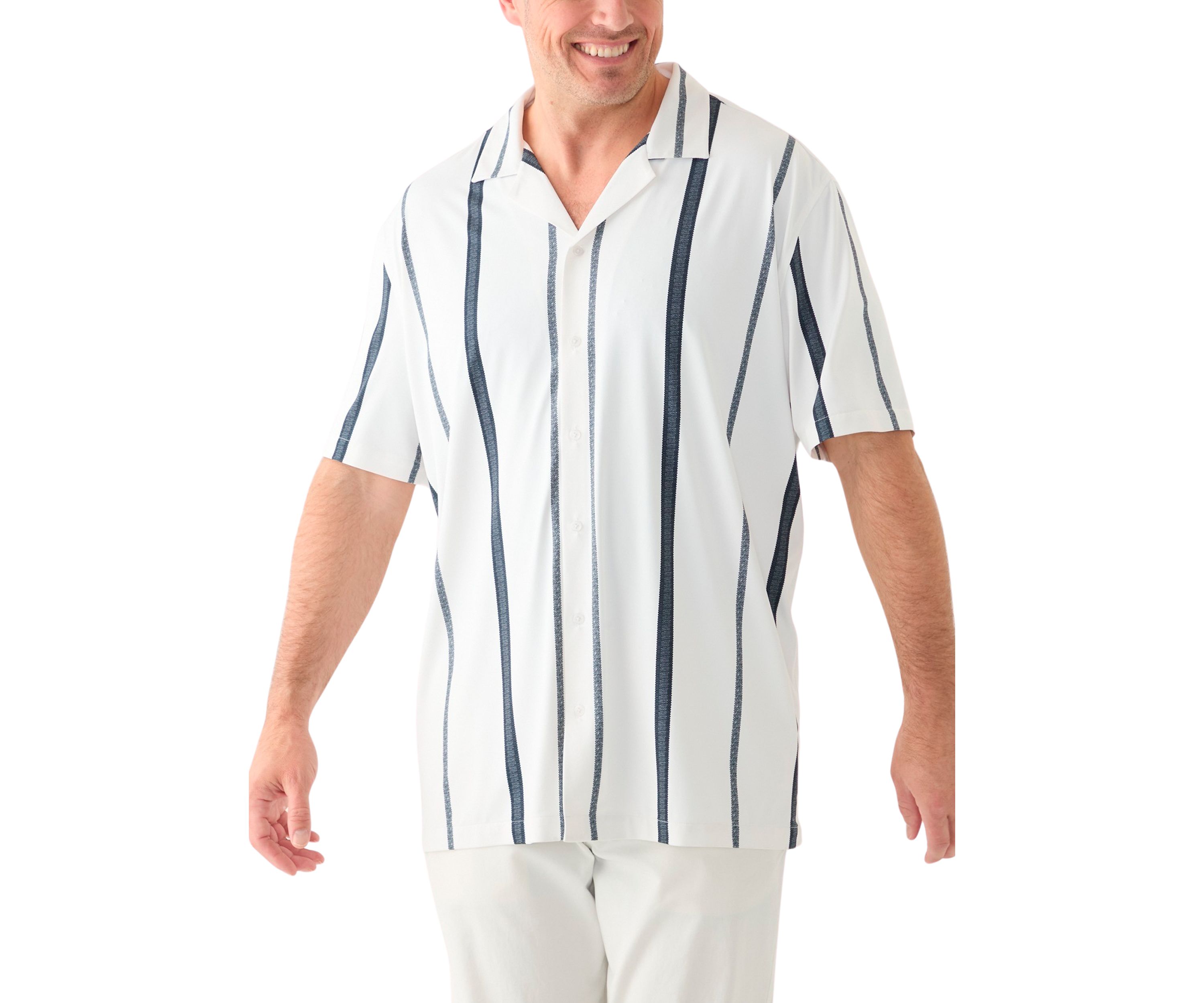 Big & Tall Button Down Stretch Shirt