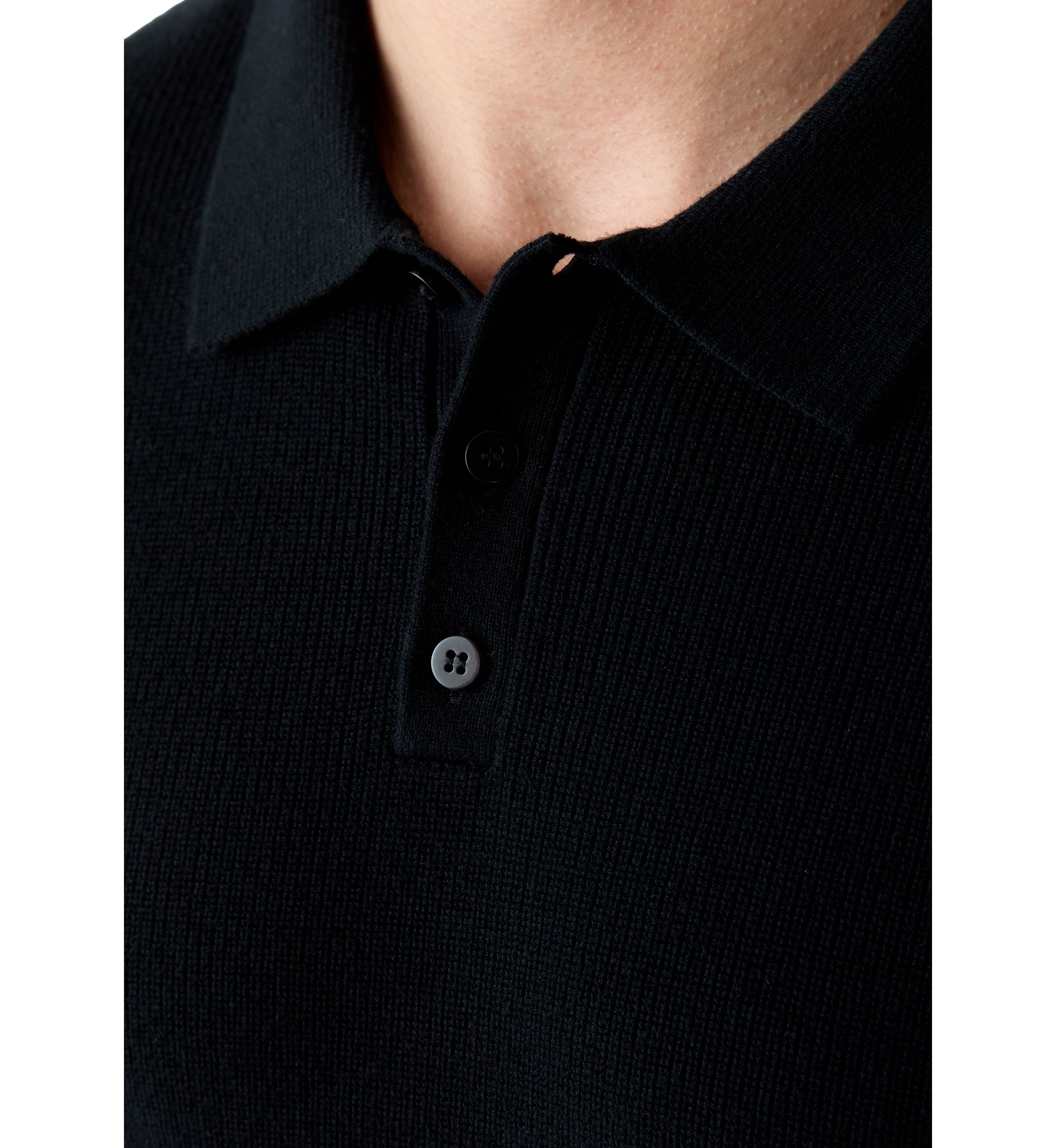 Mens Short Sleeve Ribbed Cotton Pullover