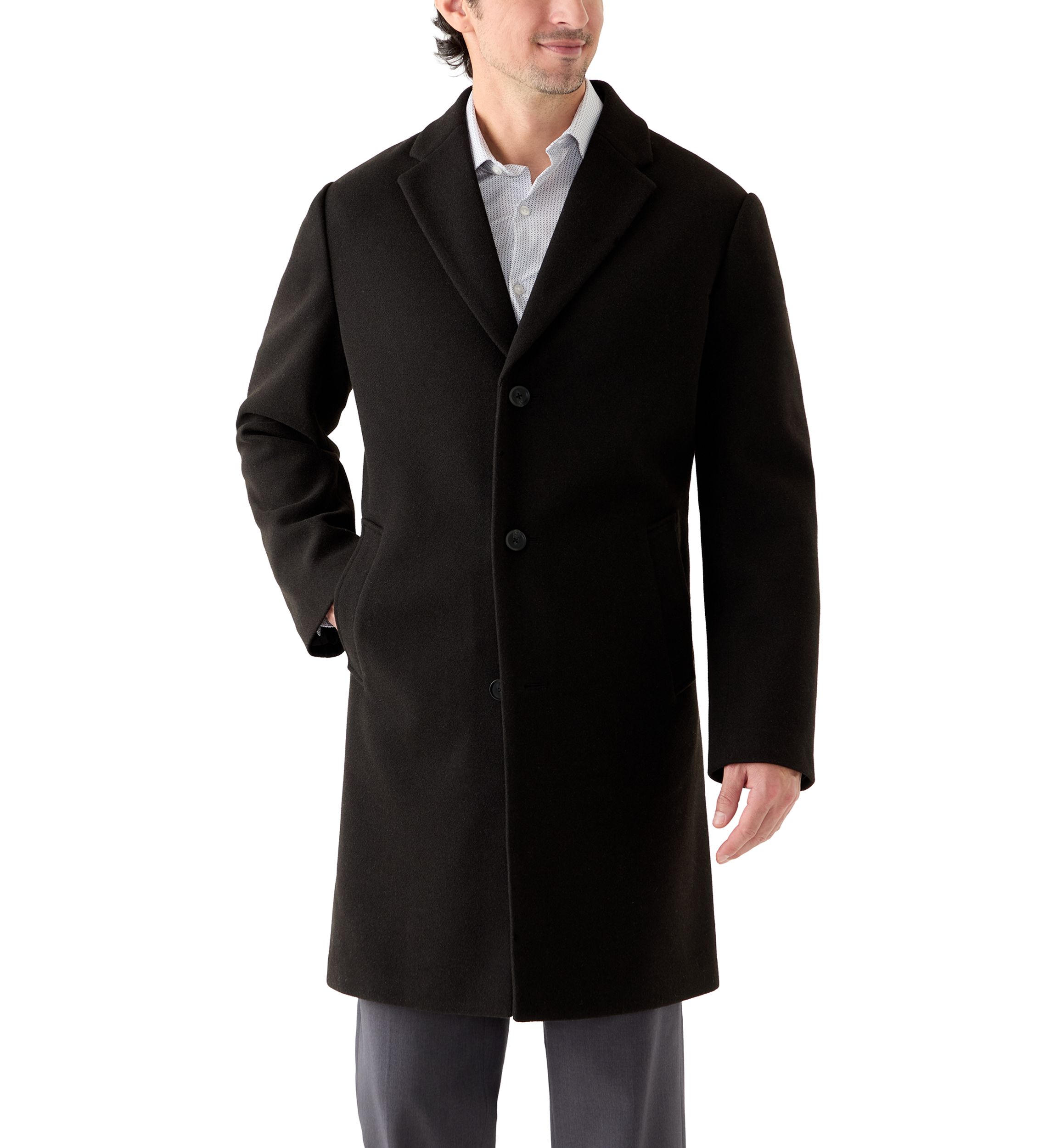 Notched Lapel Coat