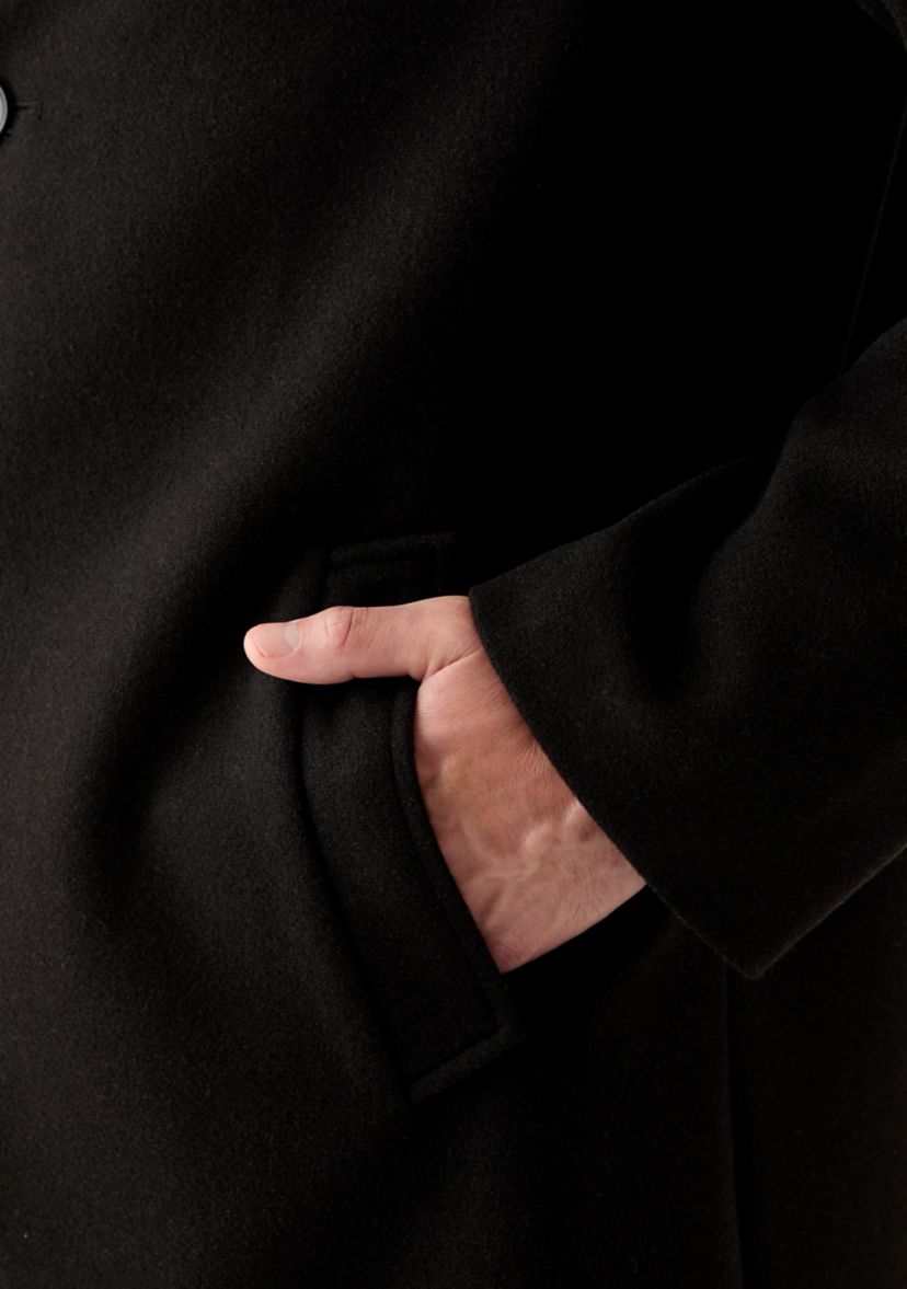 Notched Lapel Coat