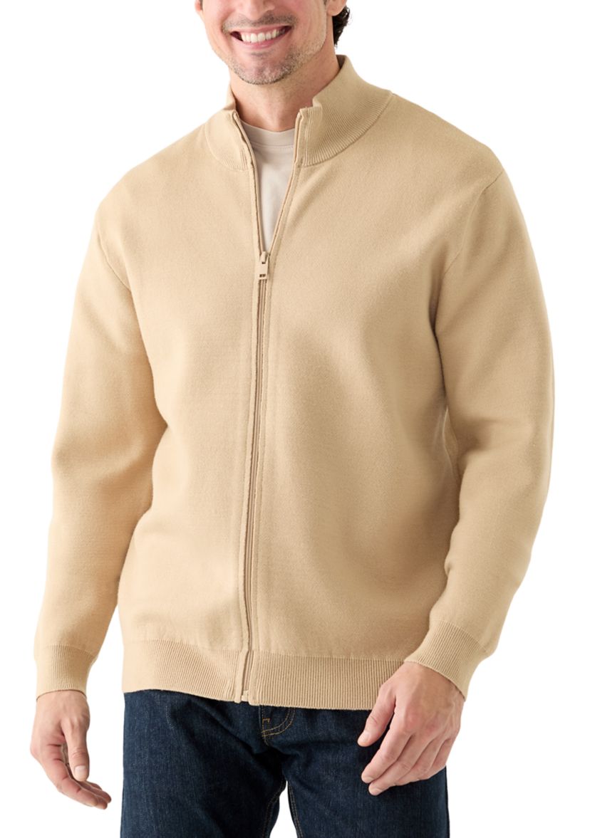 Mens Full Zip Sweater Jacket