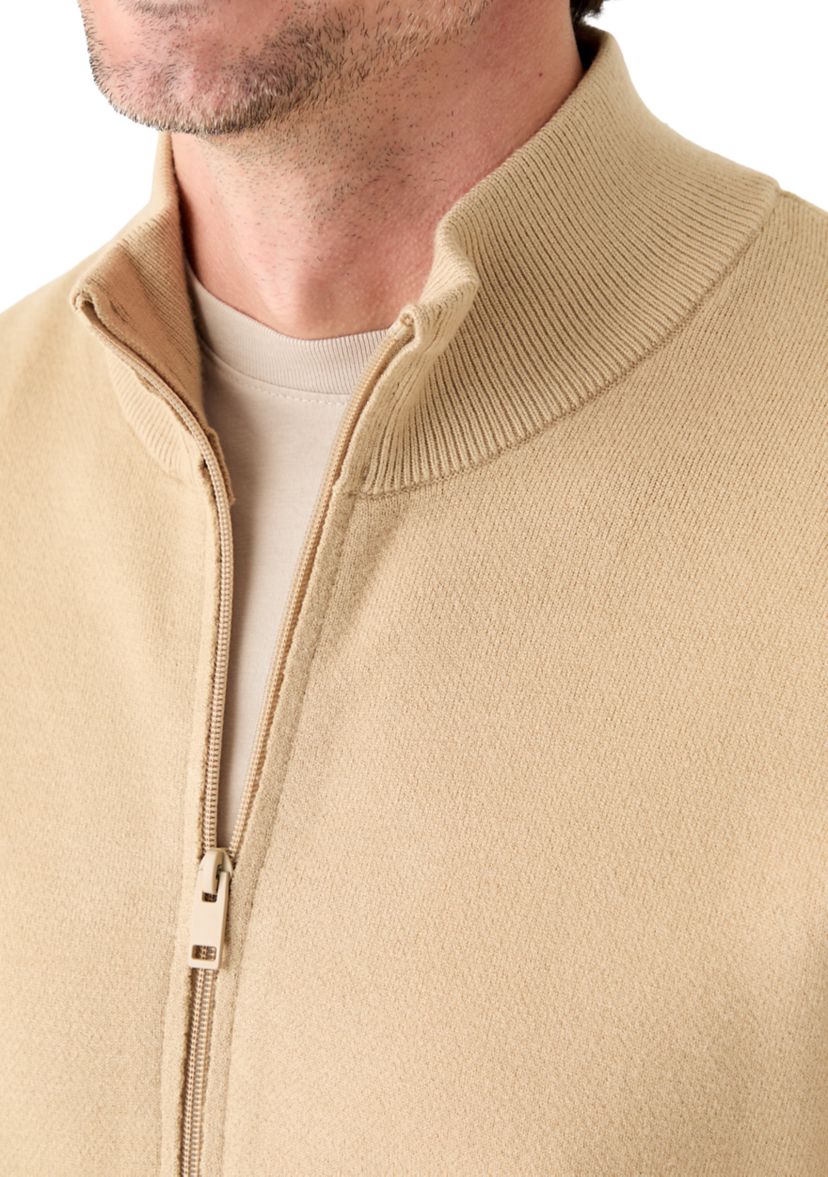 Mens Full Zip Sweater Jacket