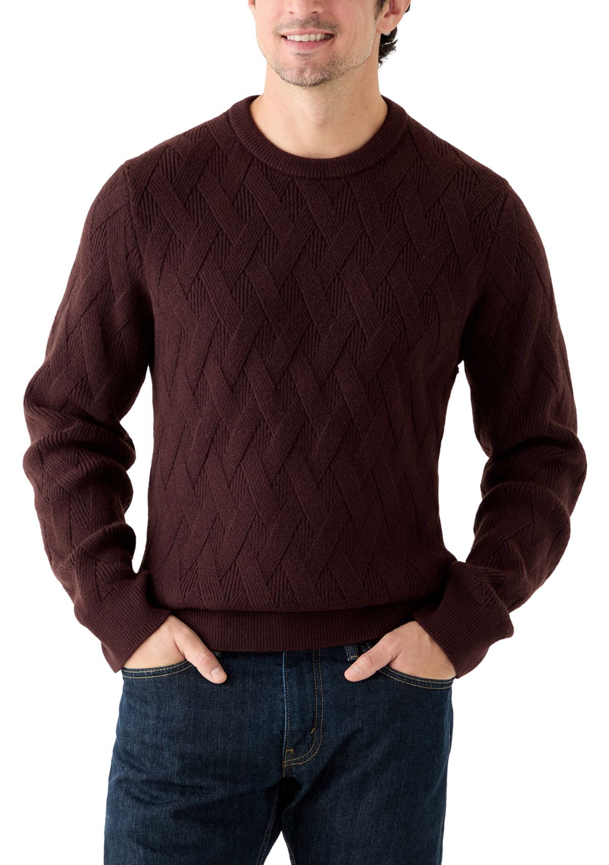 Basket Weave Stitch Sweater