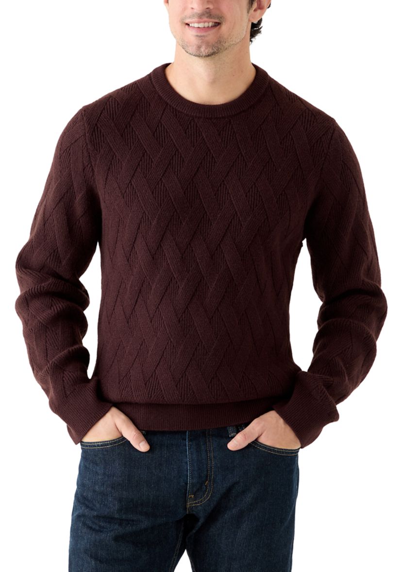 Basket Weave Stitch Sweater