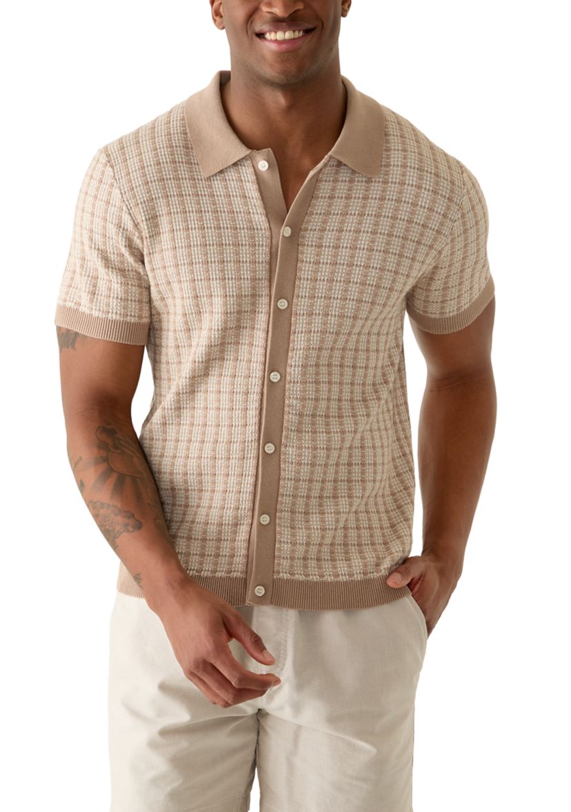 Industry Republic Clothing Men's Textured Sweater Polo | Belk