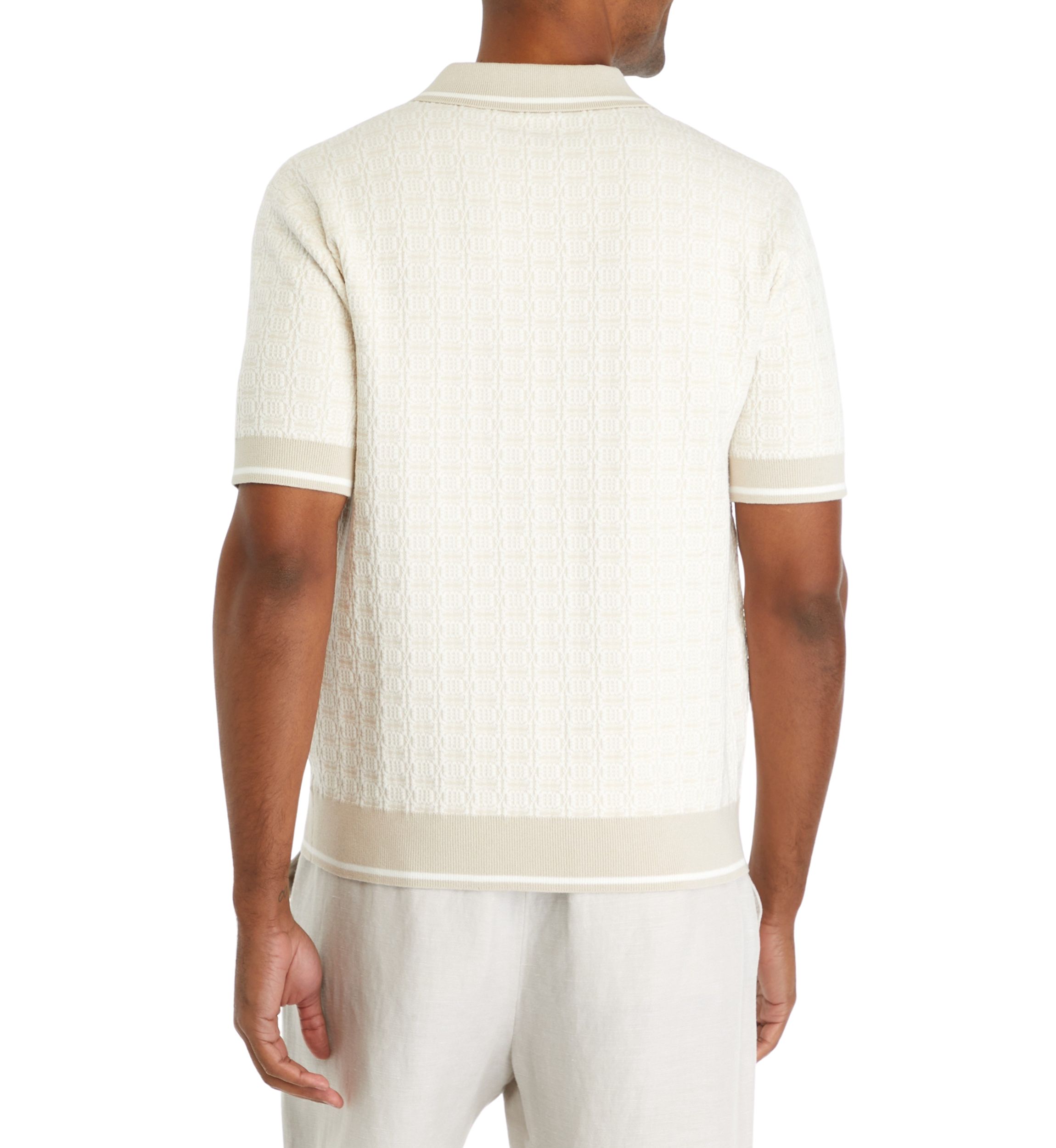 Tipped Polo Sweater 