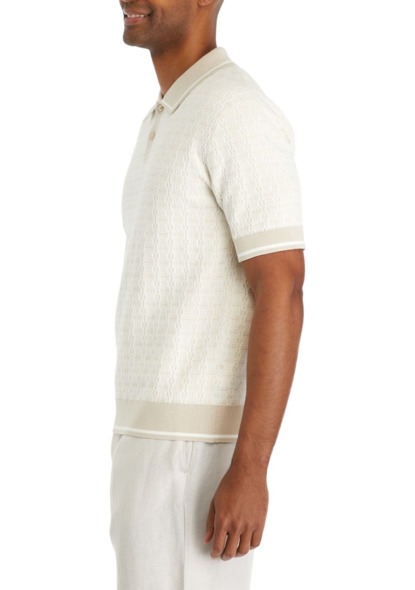 Tipped Polo Sweater 