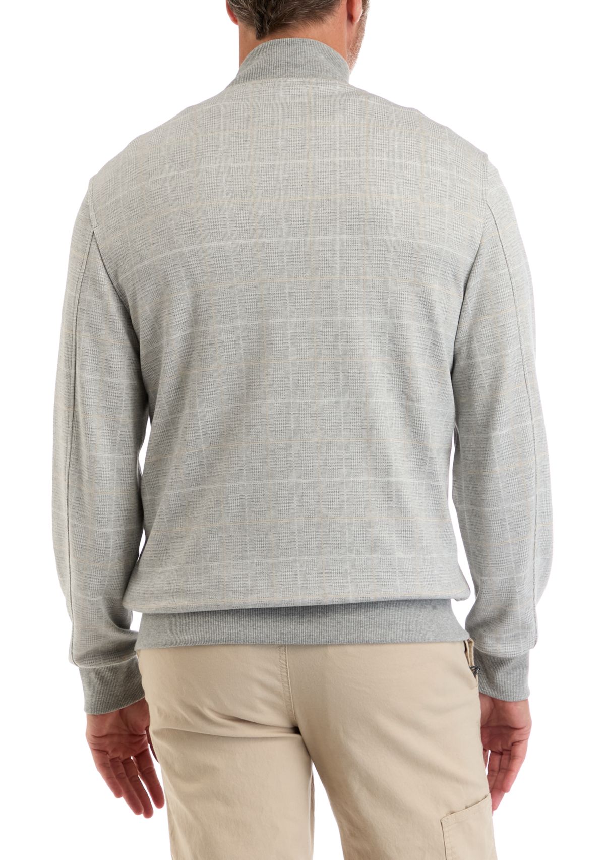 Mens Plaid Bomber Jacket