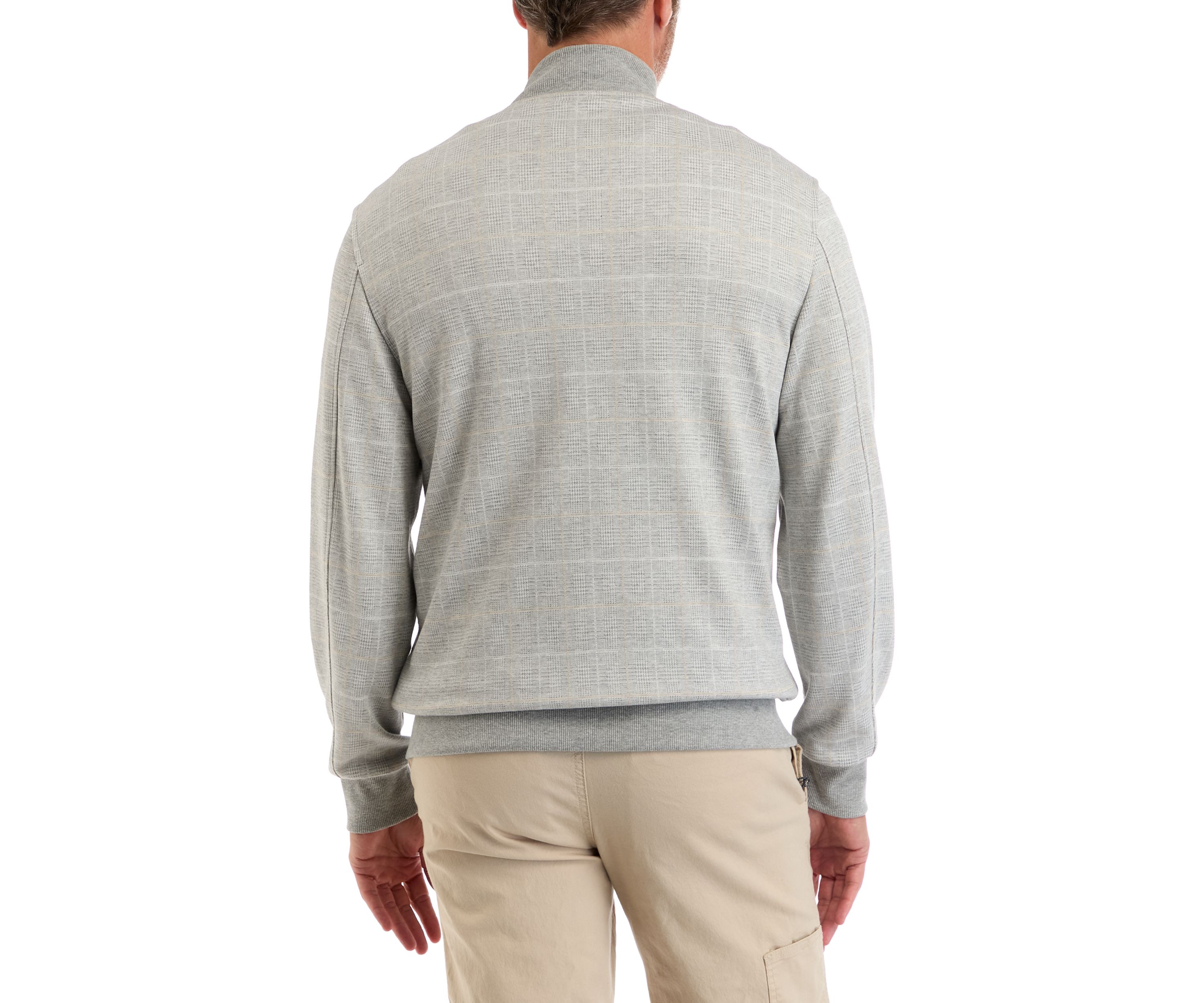 Mens Plaid Bomber Jacket
