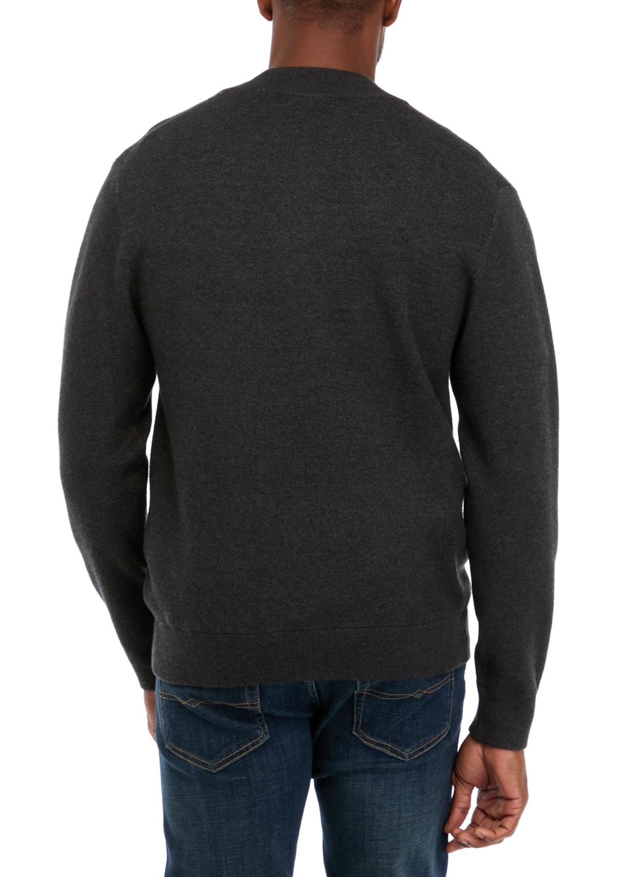 Mens Full Zip Cardigan Sweater