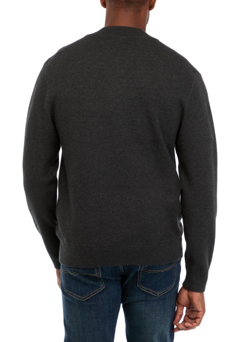 Mens Full Zip Cardigan Sweater