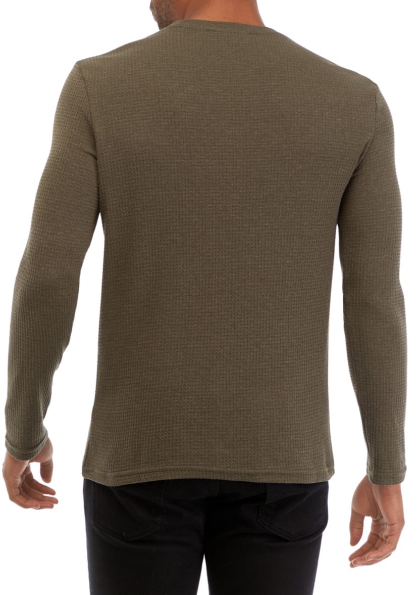 Mens Crew Neck Pullover Knit Sweater