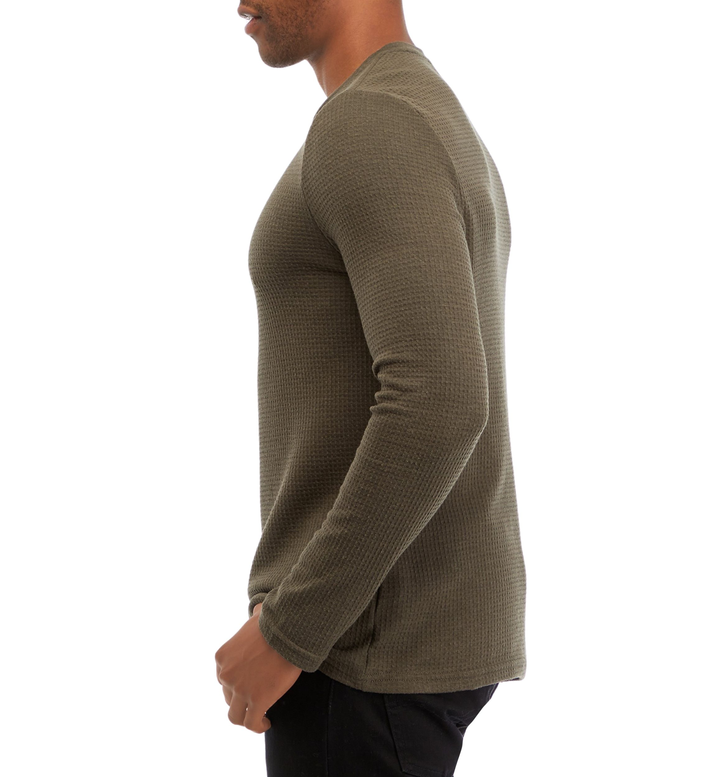 Mens Crew Neck Pullover Knit Sweater