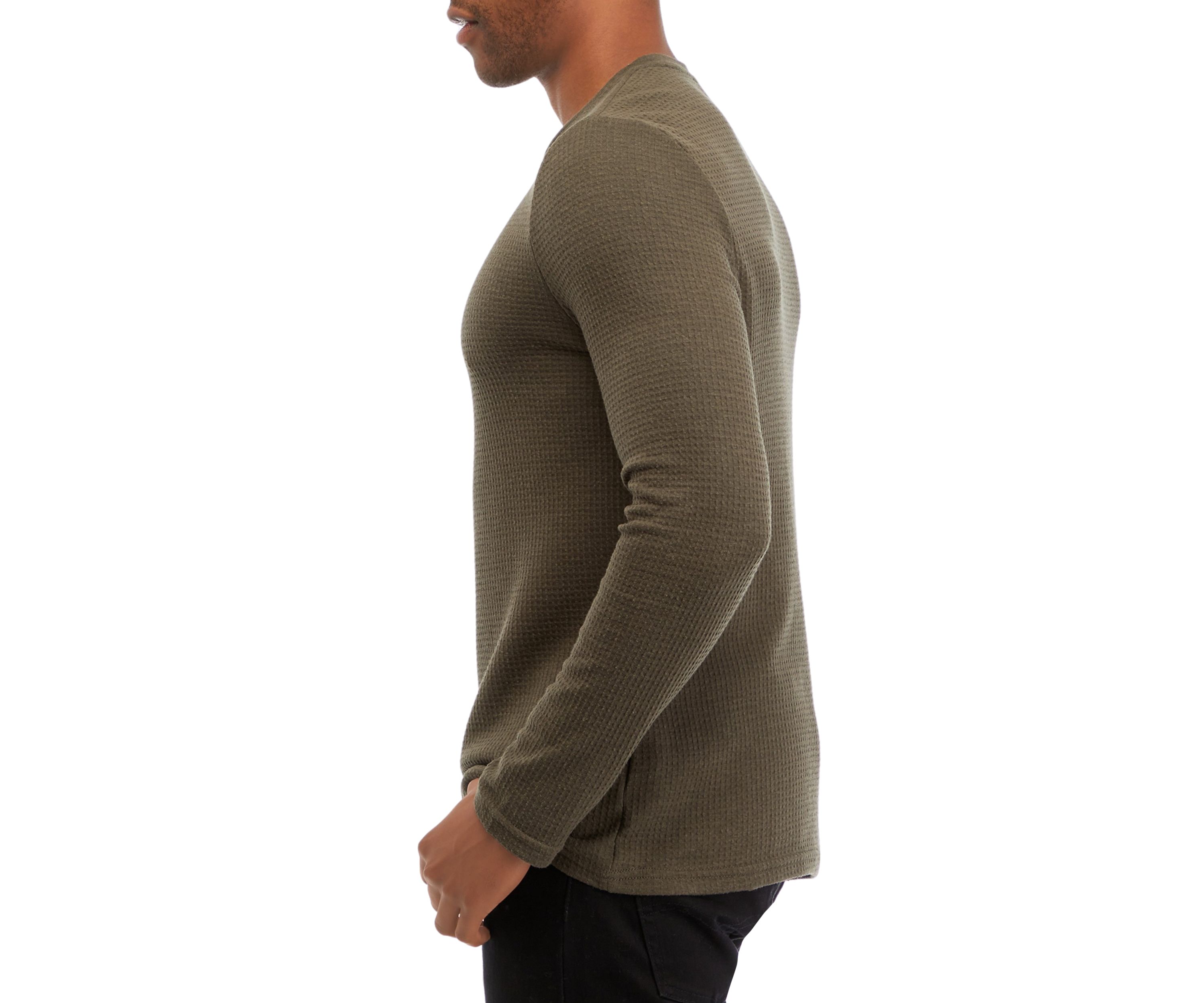 Mens Crew Neck Pullover Knit Sweater