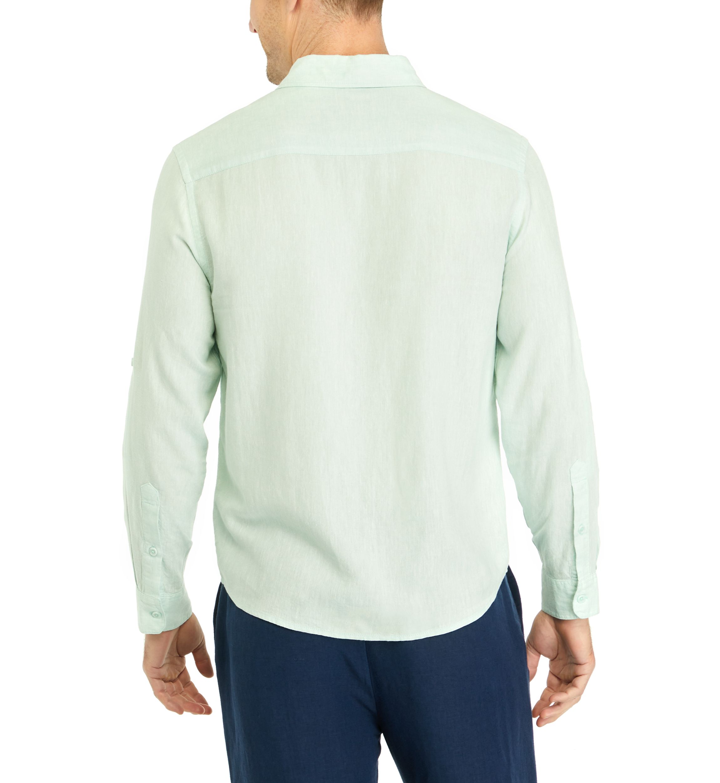 Mens Long Sleeve Button Up Shirt 