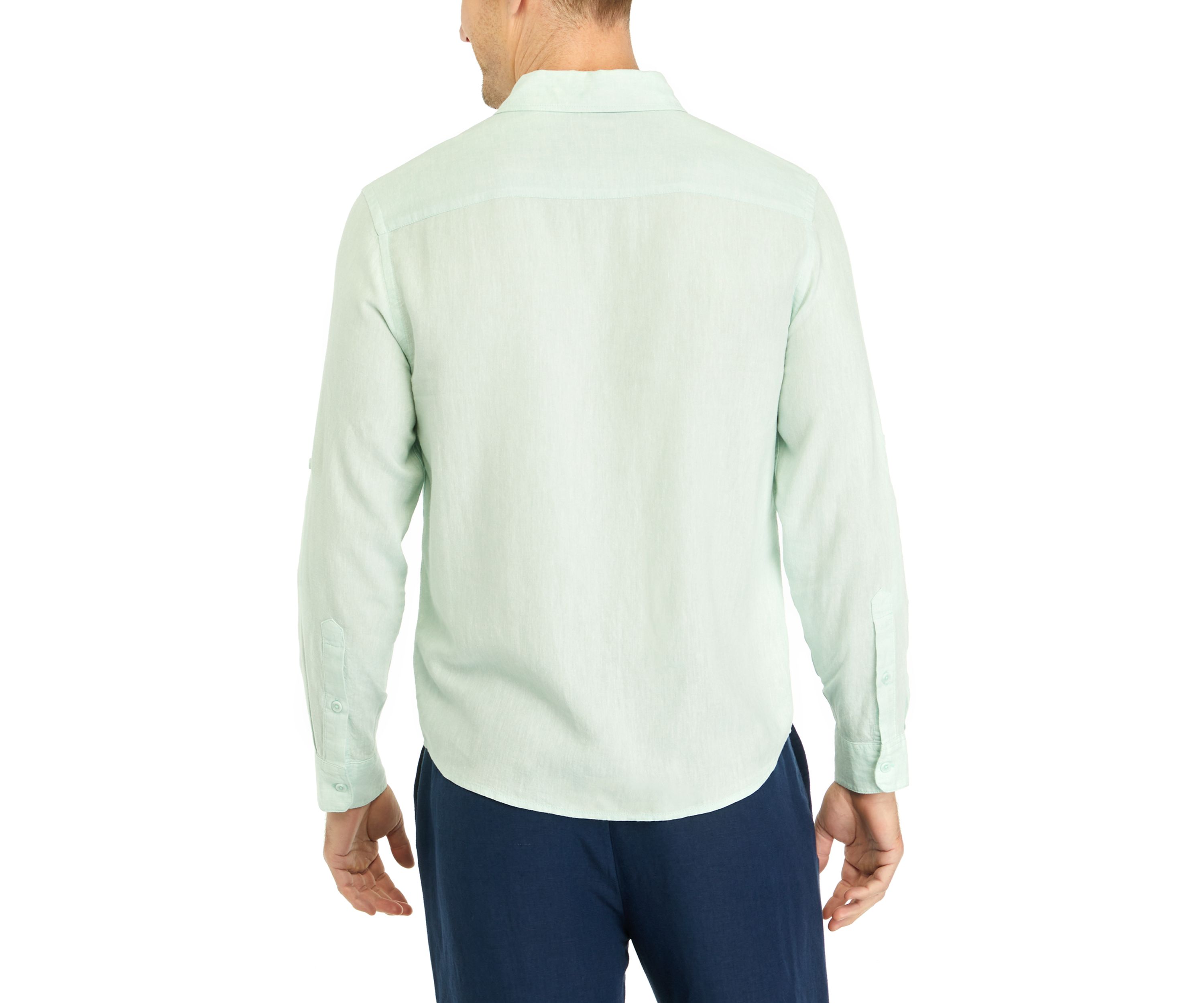 Mens Long Sleeve Button Up Shirt 