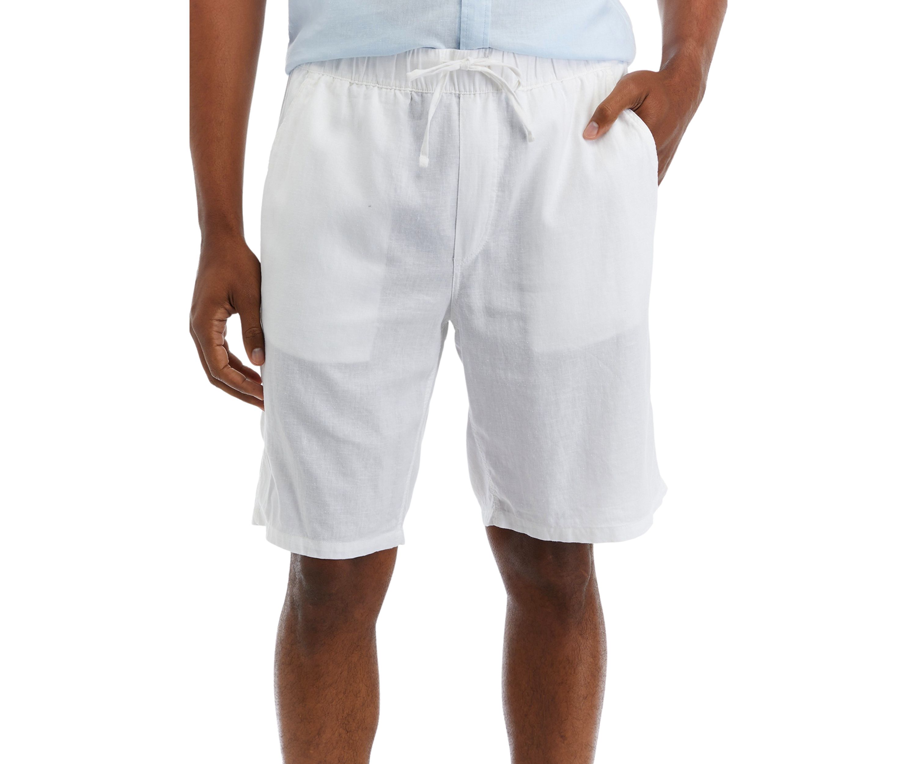 Mens Linen Drawstring Shorts