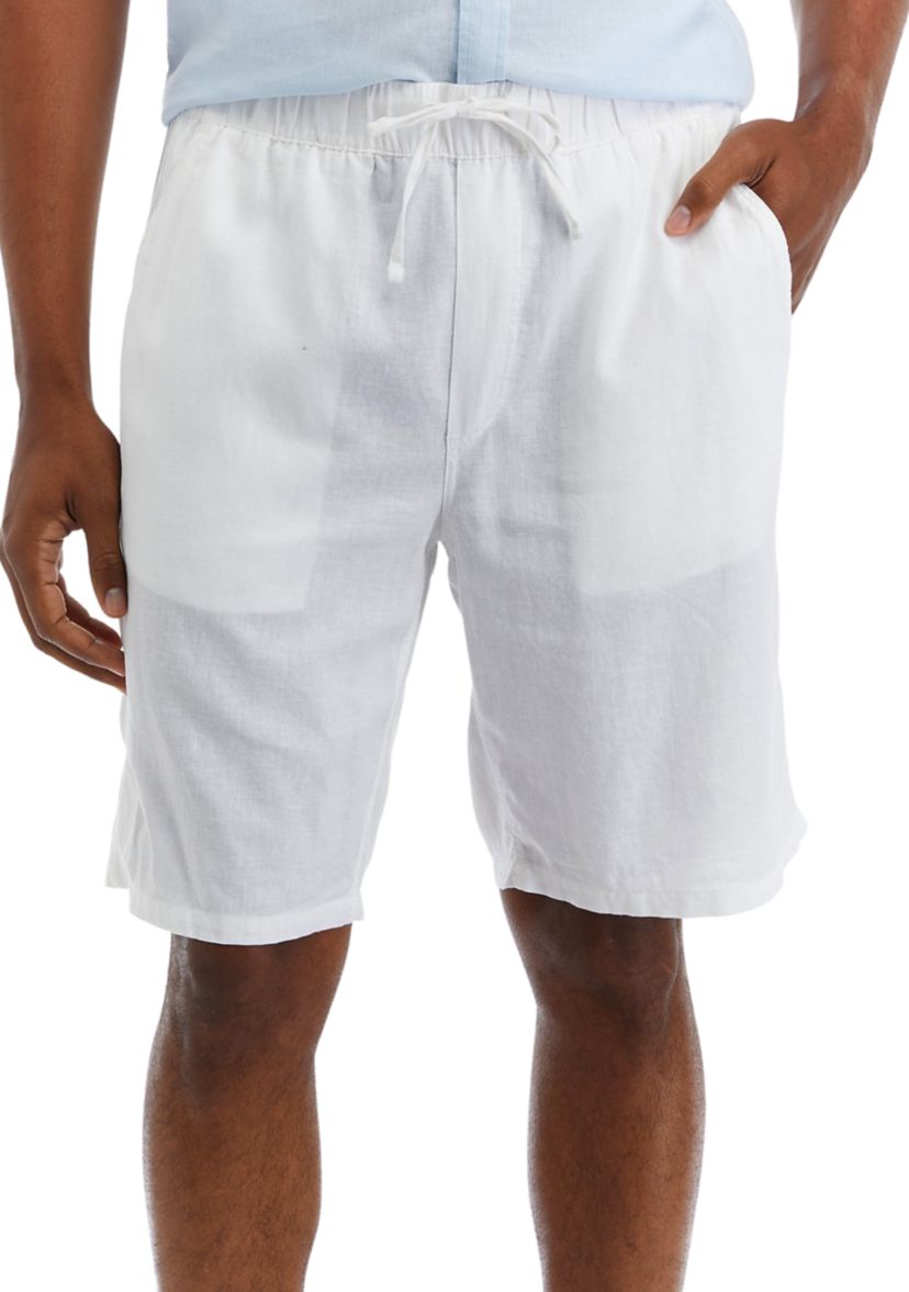 Mens Linen Drawstring Shorts